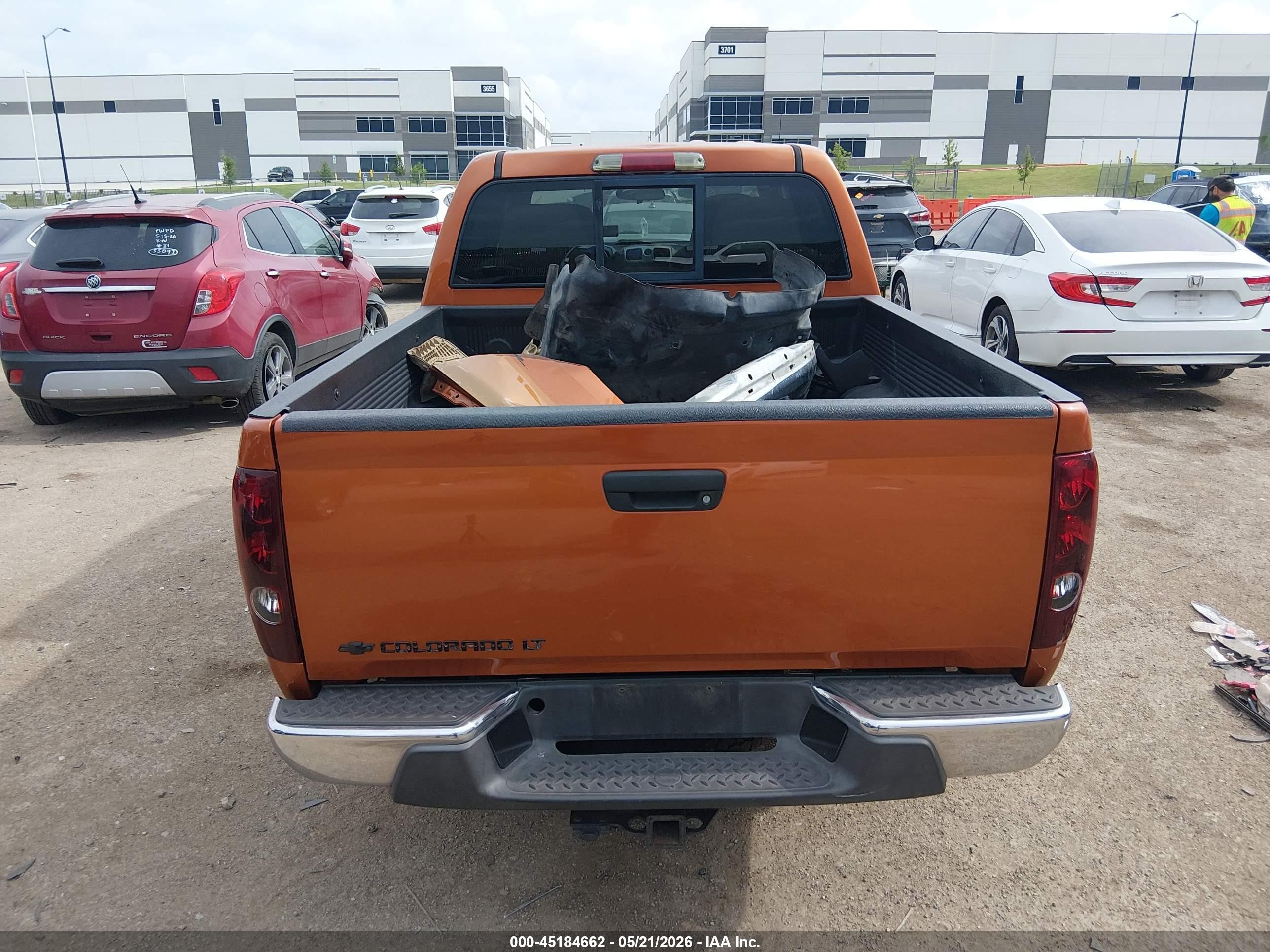 2007 Chevrolet Colorado Lt Orange vin: 1GCDS13E178241084
