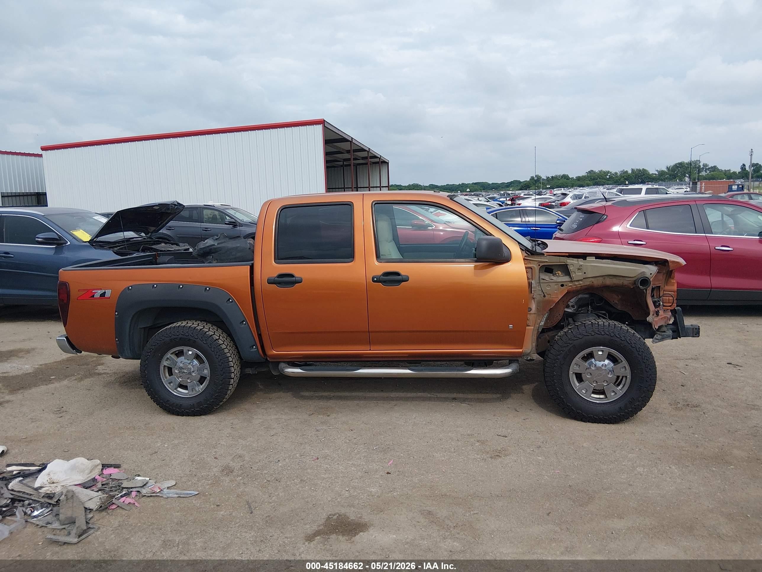 2007 Chevrolet Colorado Lt Orange vin: 1GCDS13E178241084