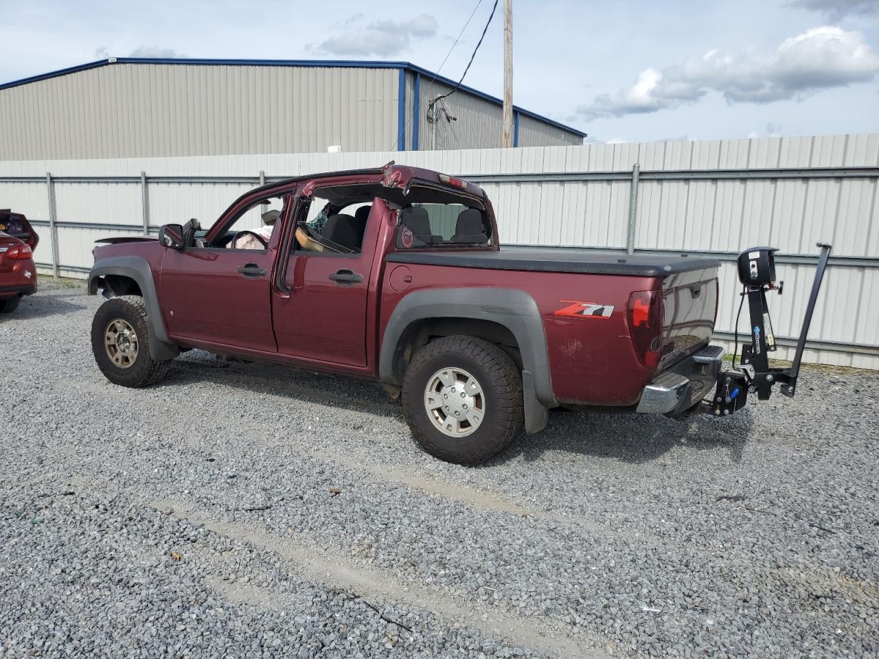 2007 Chevrolet Colorado Burgundy vin: 1GCDS13E378197265