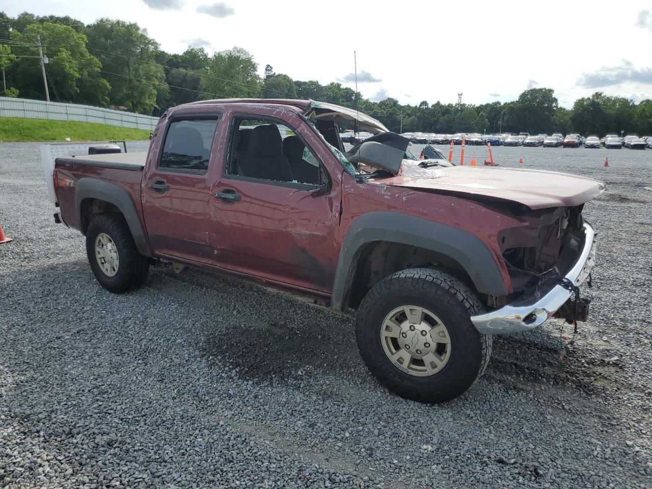 2007 Chevrolet Colorado Burgundy vin: 1GCDS13E378197265