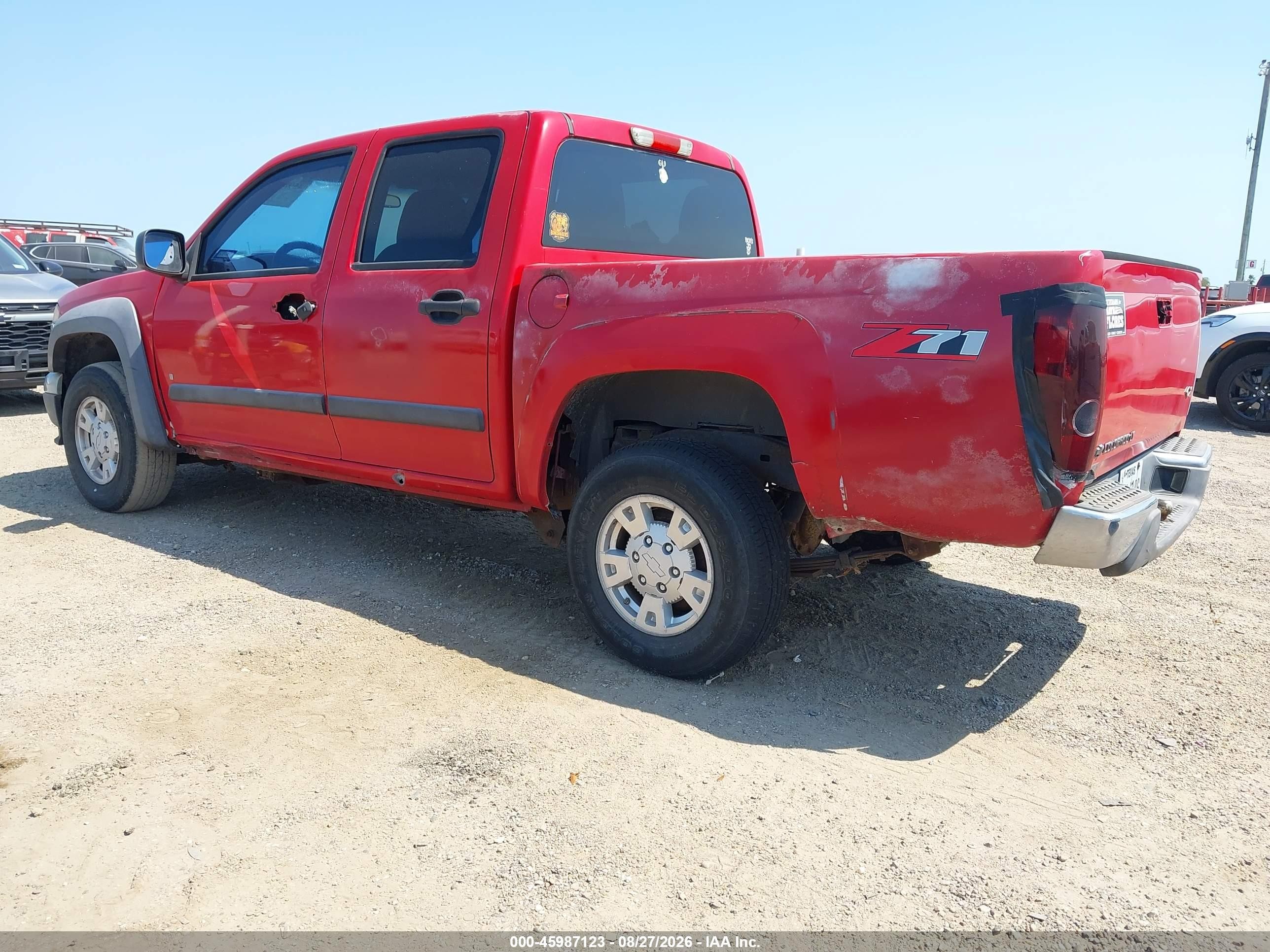 2007 Chevrolet Colorado Lt Red vin: 1GCDS13E478148981