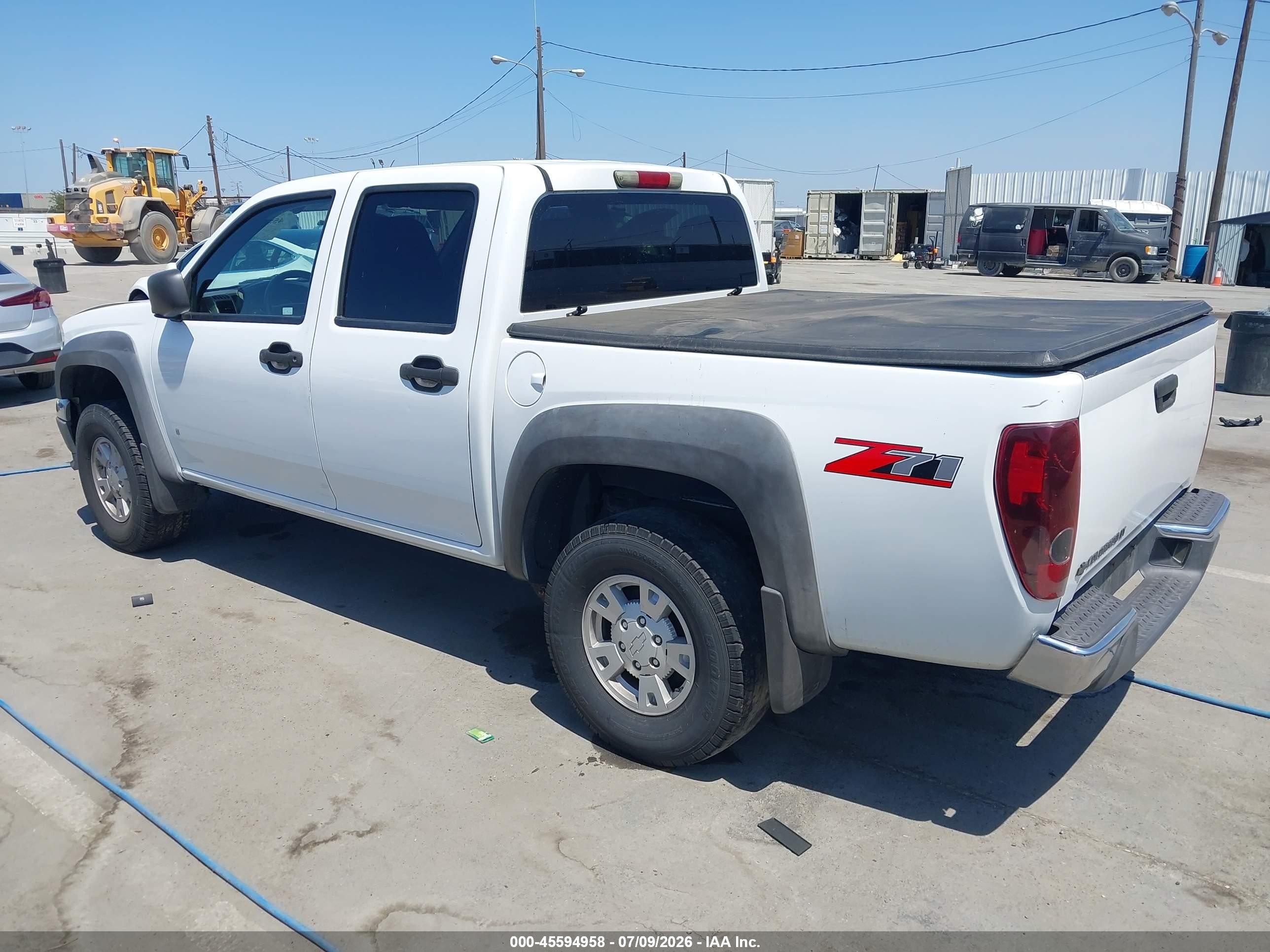 2007 Chevrolet Colorado Lt White vin: 1GCDS13E478196853
