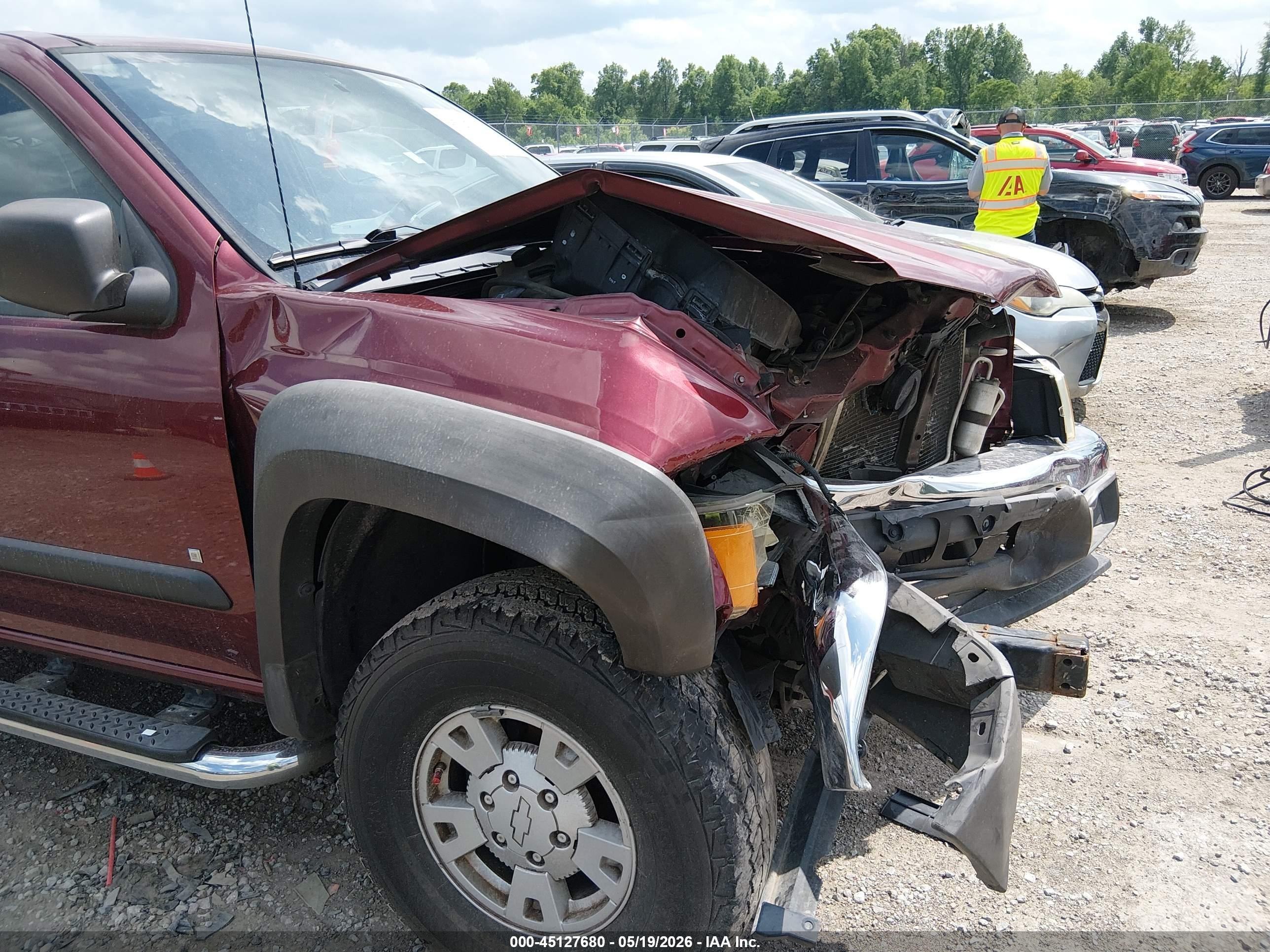 2007 Chevrolet Colorado Lt Maroon vin: 1GCDS13E478196903