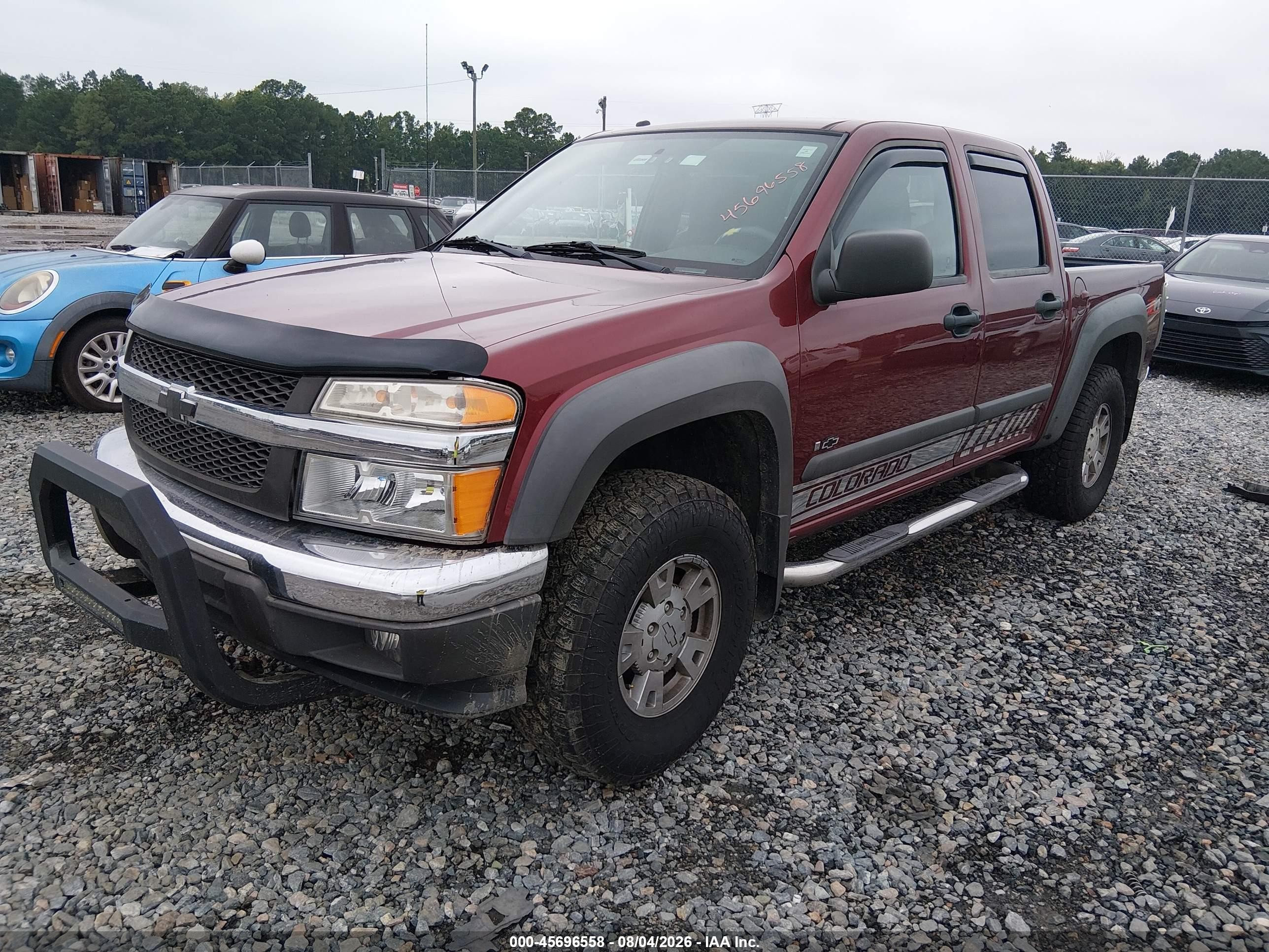 2007 Chevrolet Colorado Lt Burgundy vin: 1GCDS13E478219726
