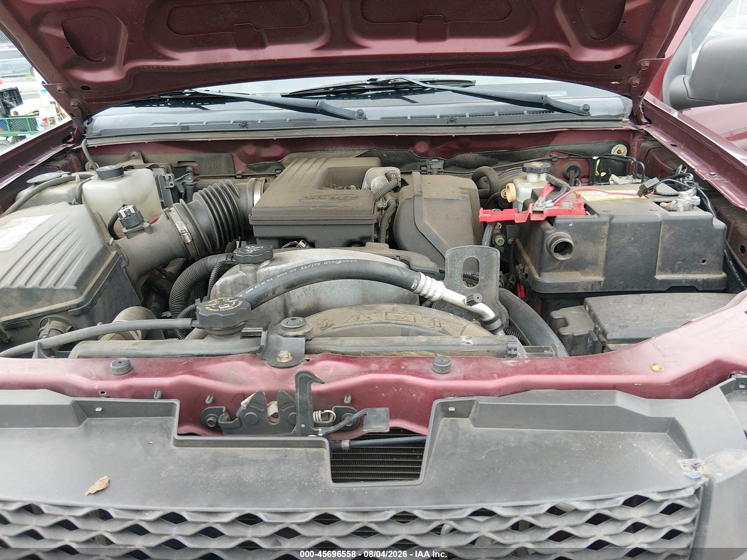 2007 Chevrolet Colorado Lt Burgundy vin: 1GCDS13E478219726
