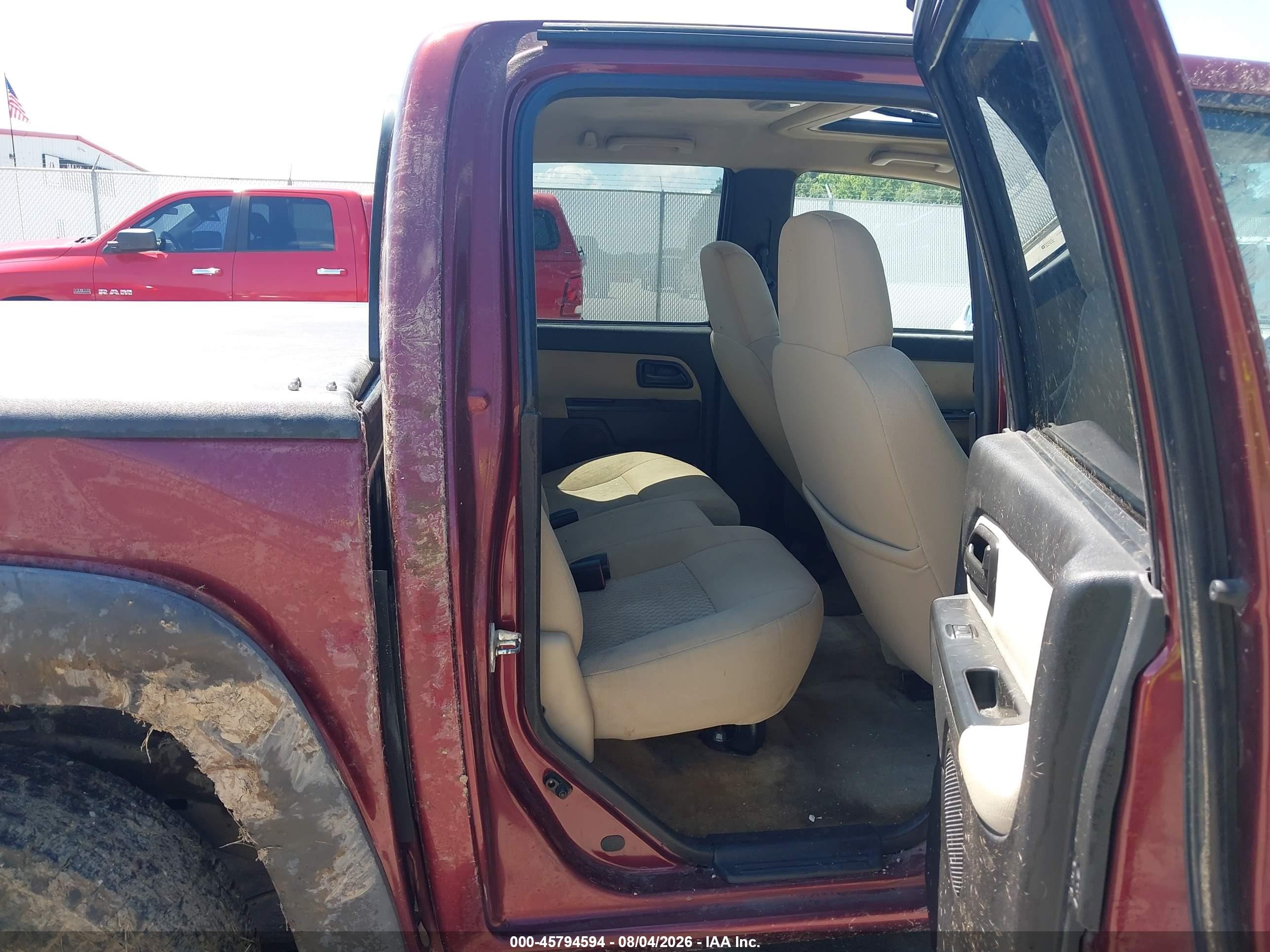 2007 Chevrolet Colorado Lt Maroon vin: 1GCDS13E578155146