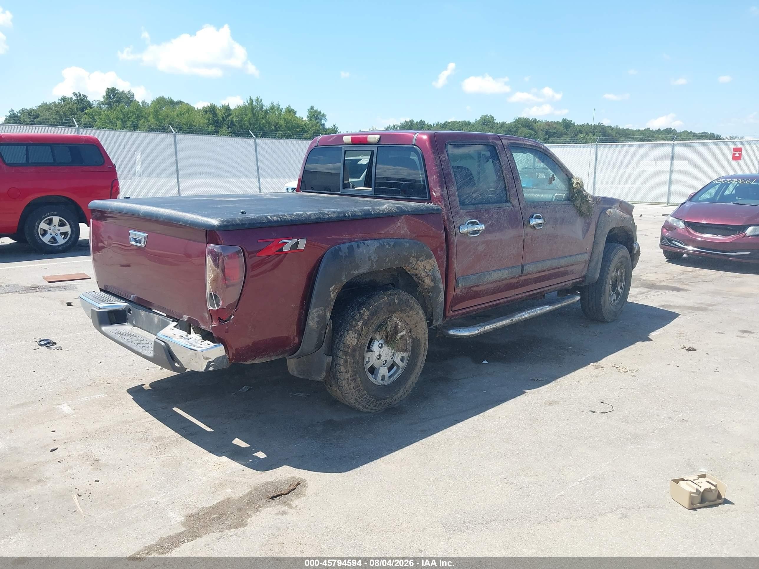 2007 Chevrolet Colorado Lt Maroon vin: 1GCDS13E578155146