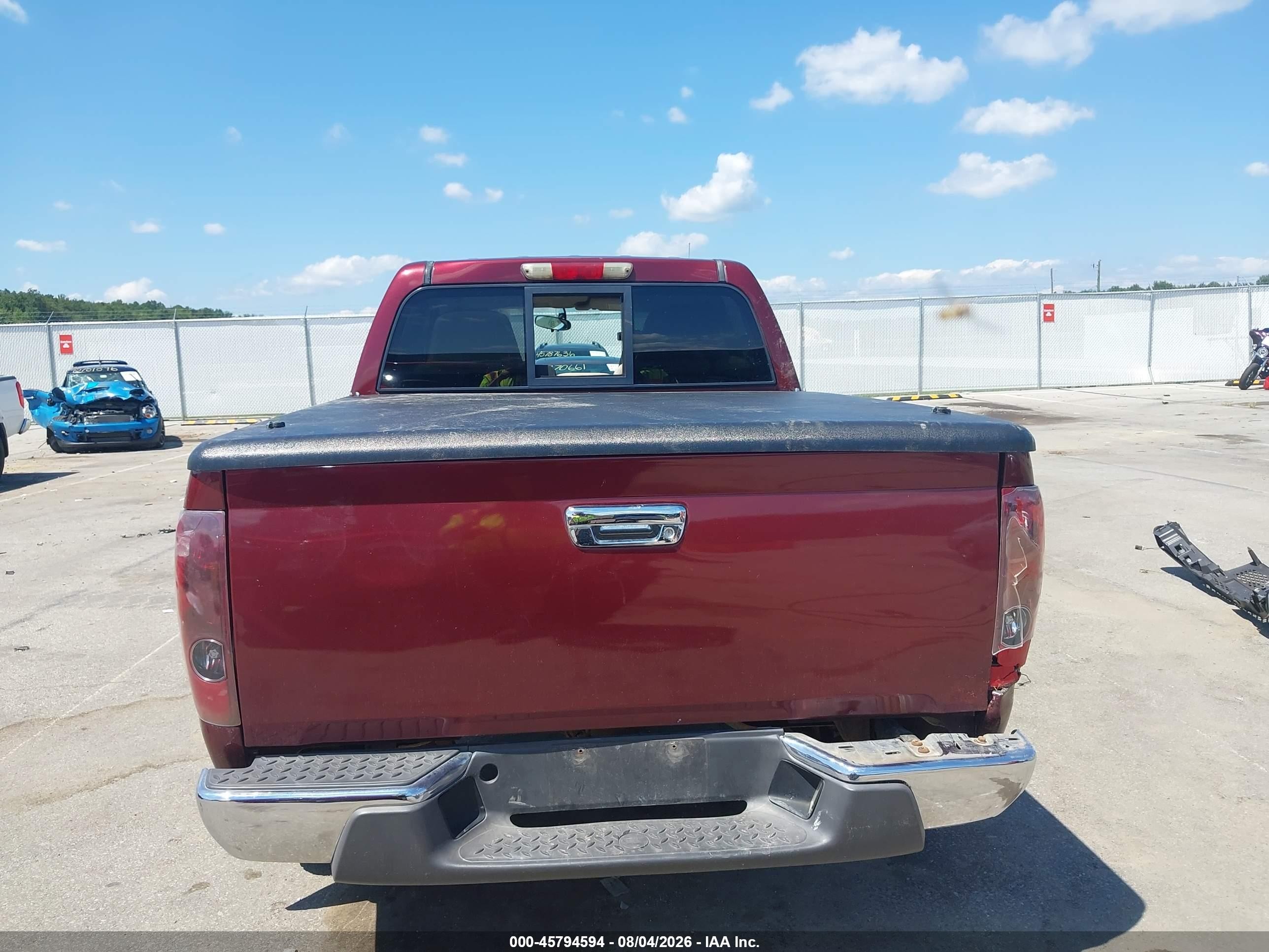 2007 Chevrolet Colorado Lt Maroon vin: 1GCDS13E578155146
