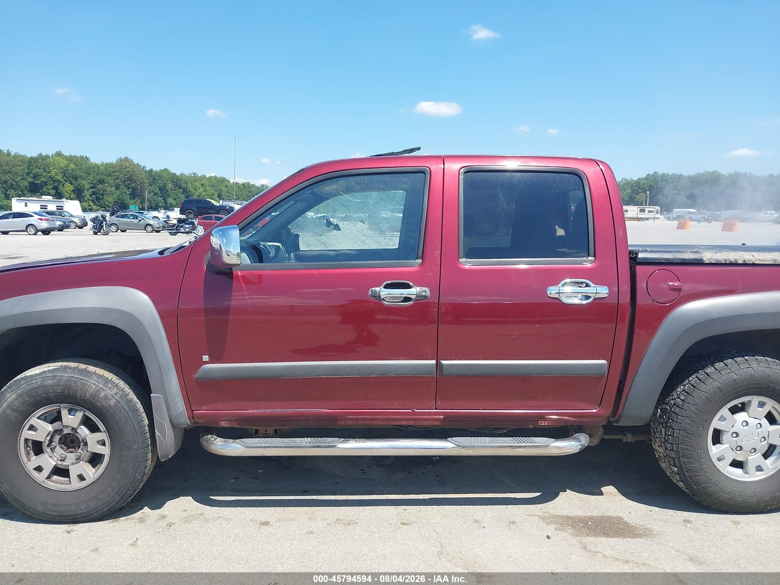 2007 Chevrolet Colorado Lt Maroon vin: 1GCDS13E578155146