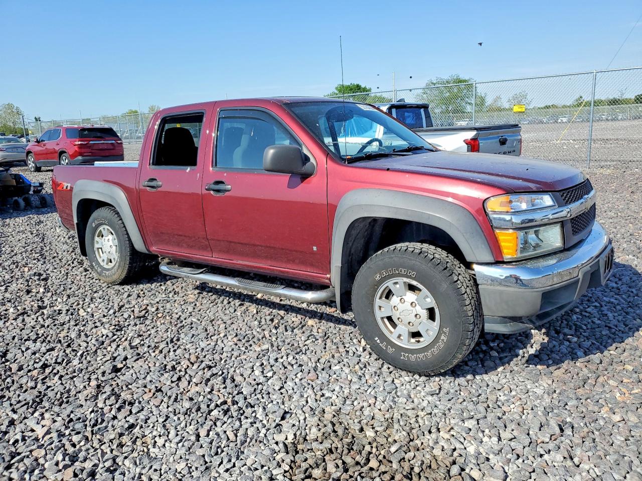 2007 Chevrolet Colorado Red vin: 1GCDS13E578236308