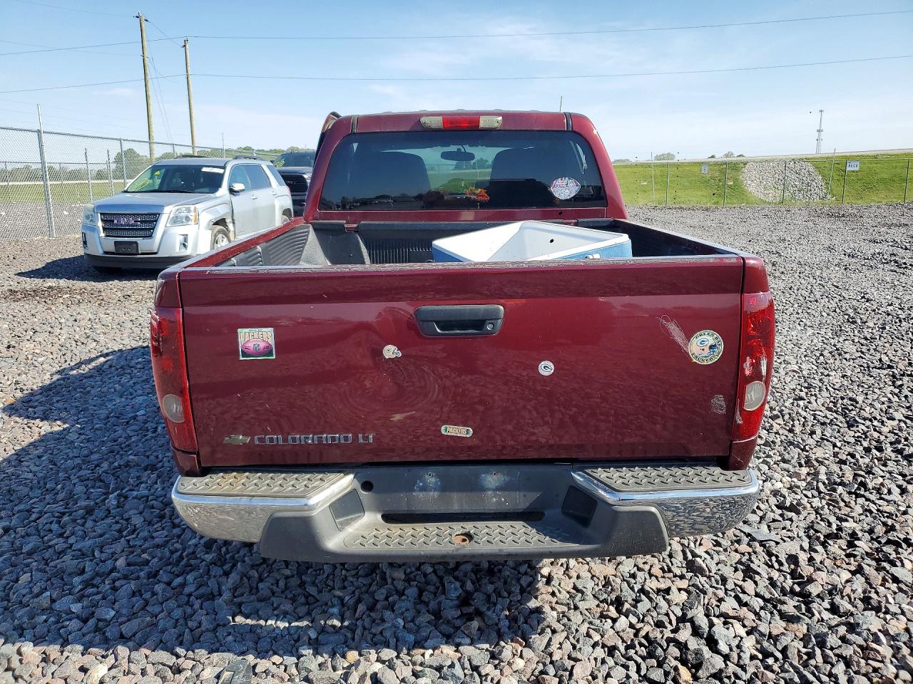 2007 Chevrolet Colorado Red vin: 1GCDS13E578236308
