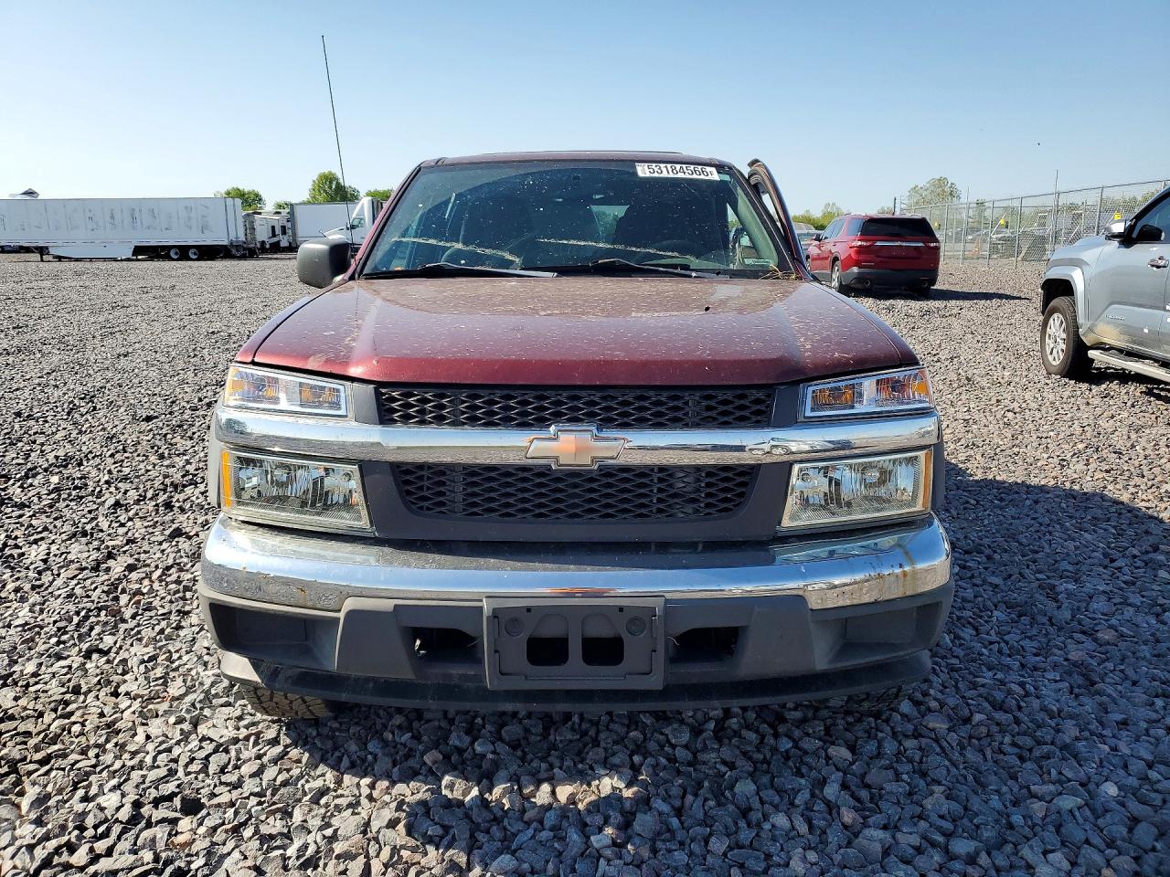 2007 Chevrolet Colorado Red vin: 1GCDS13E578236308