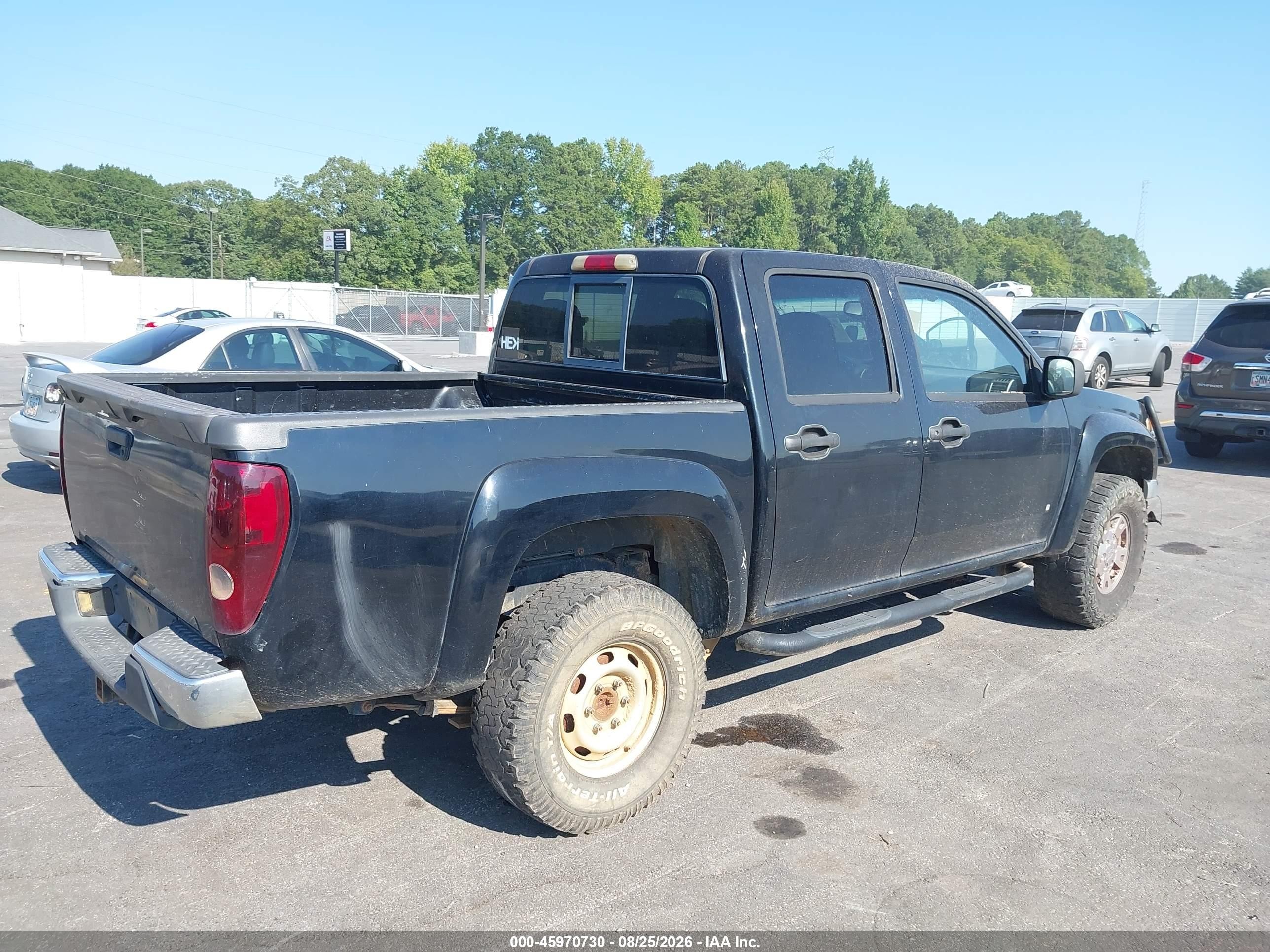 2007 Chevrolet Colorado Lt Black vin: 1GCDS13E678136847