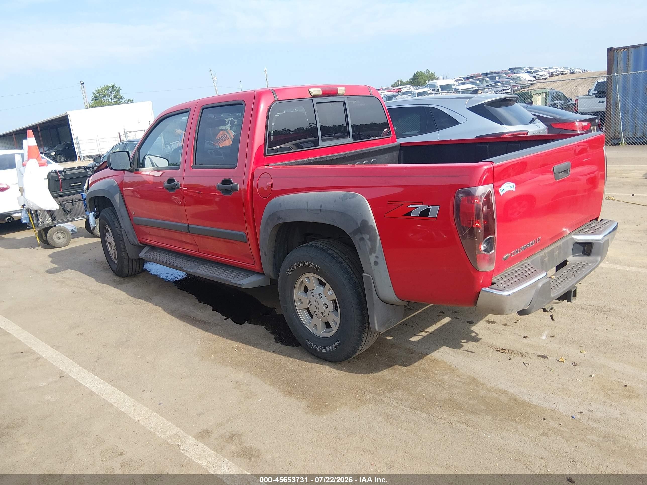 2007 Chevrolet Colorado Lt Red vin: 1GCDS13E678177740
