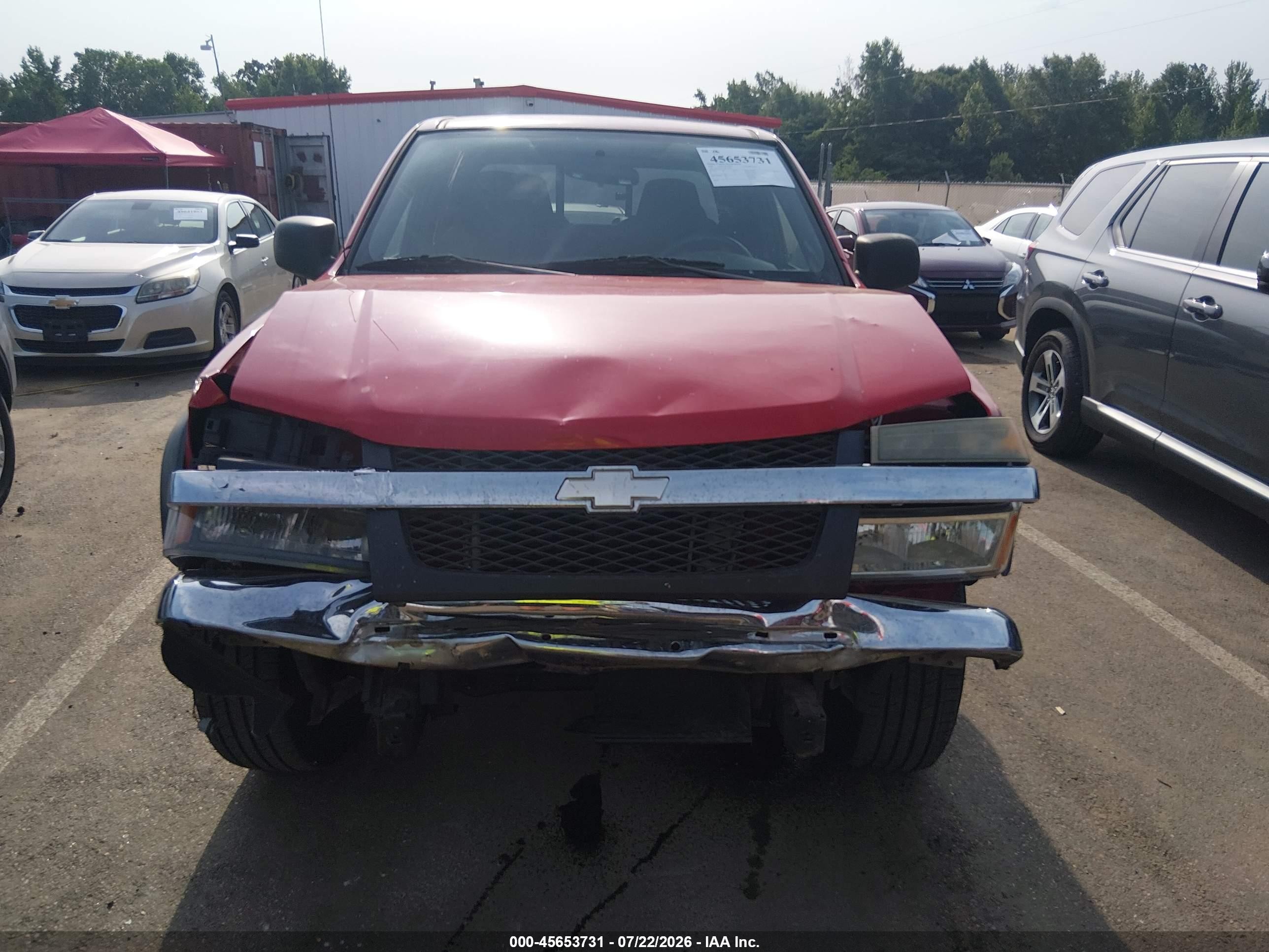 2007 Chevrolet Colorado Lt Red vin: 1GCDS13E678177740