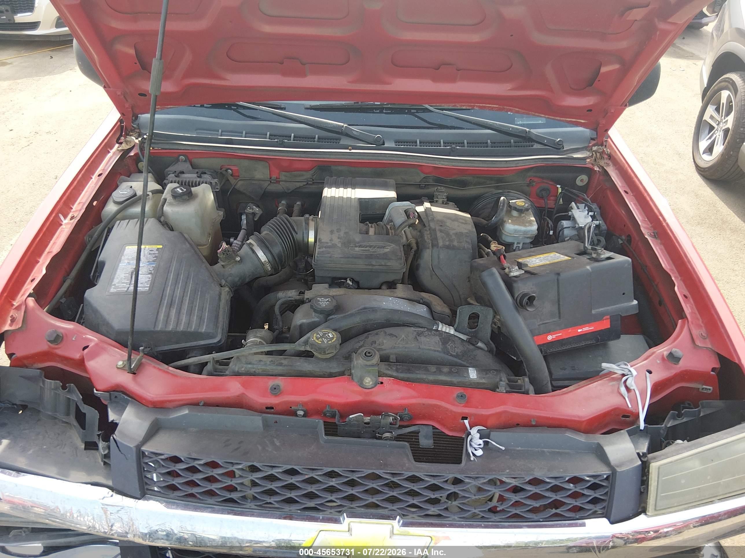 2007 Chevrolet Colorado Lt Red vin: 1GCDS13E678177740
