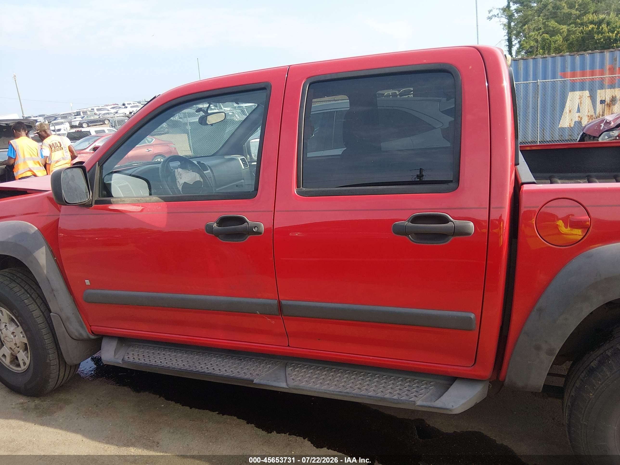 2007 Chevrolet Colorado Lt Red vin: 1GCDS13E678177740