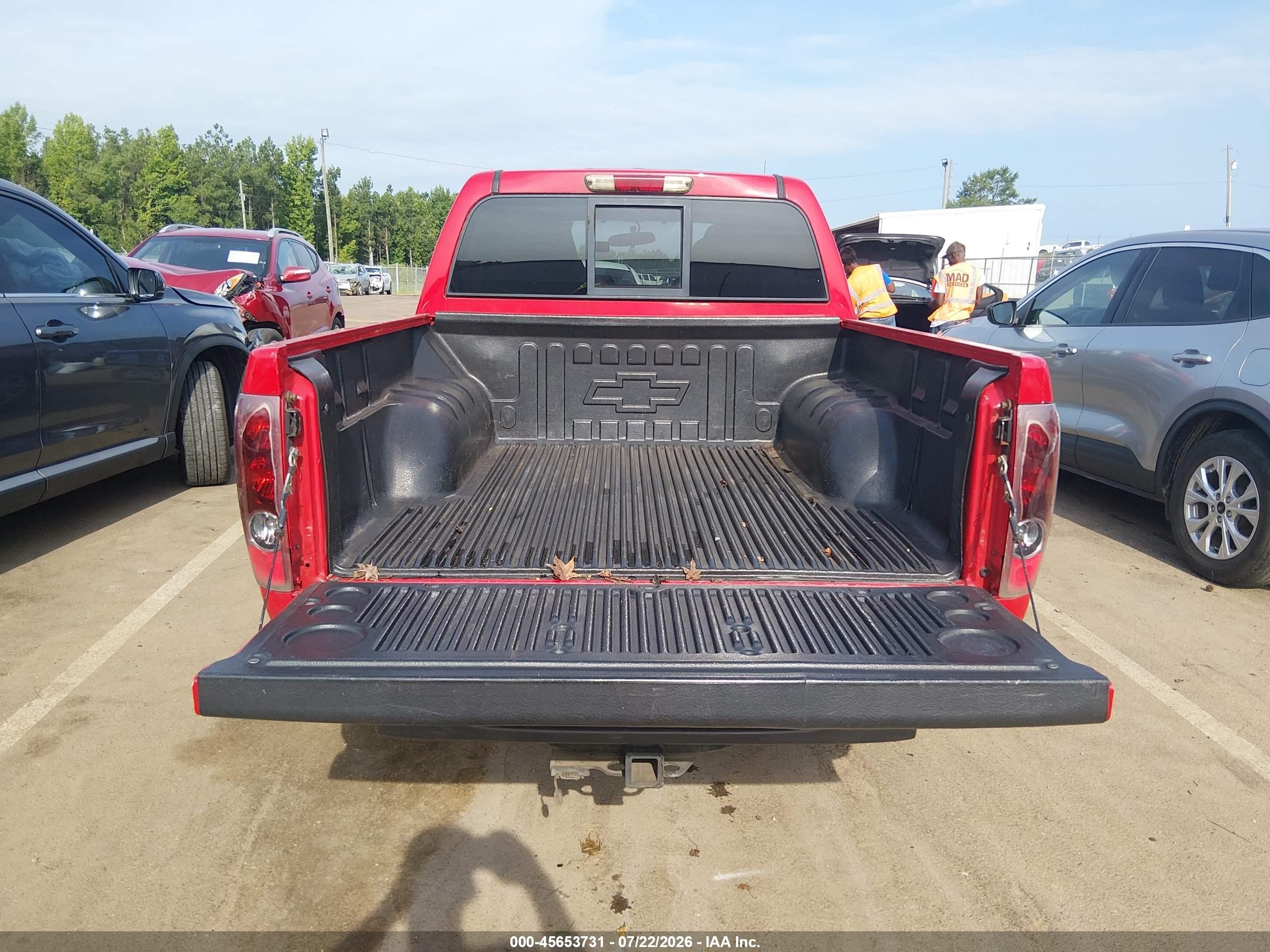 2007 Chevrolet Colorado Lt Red vin: 1GCDS13E678177740