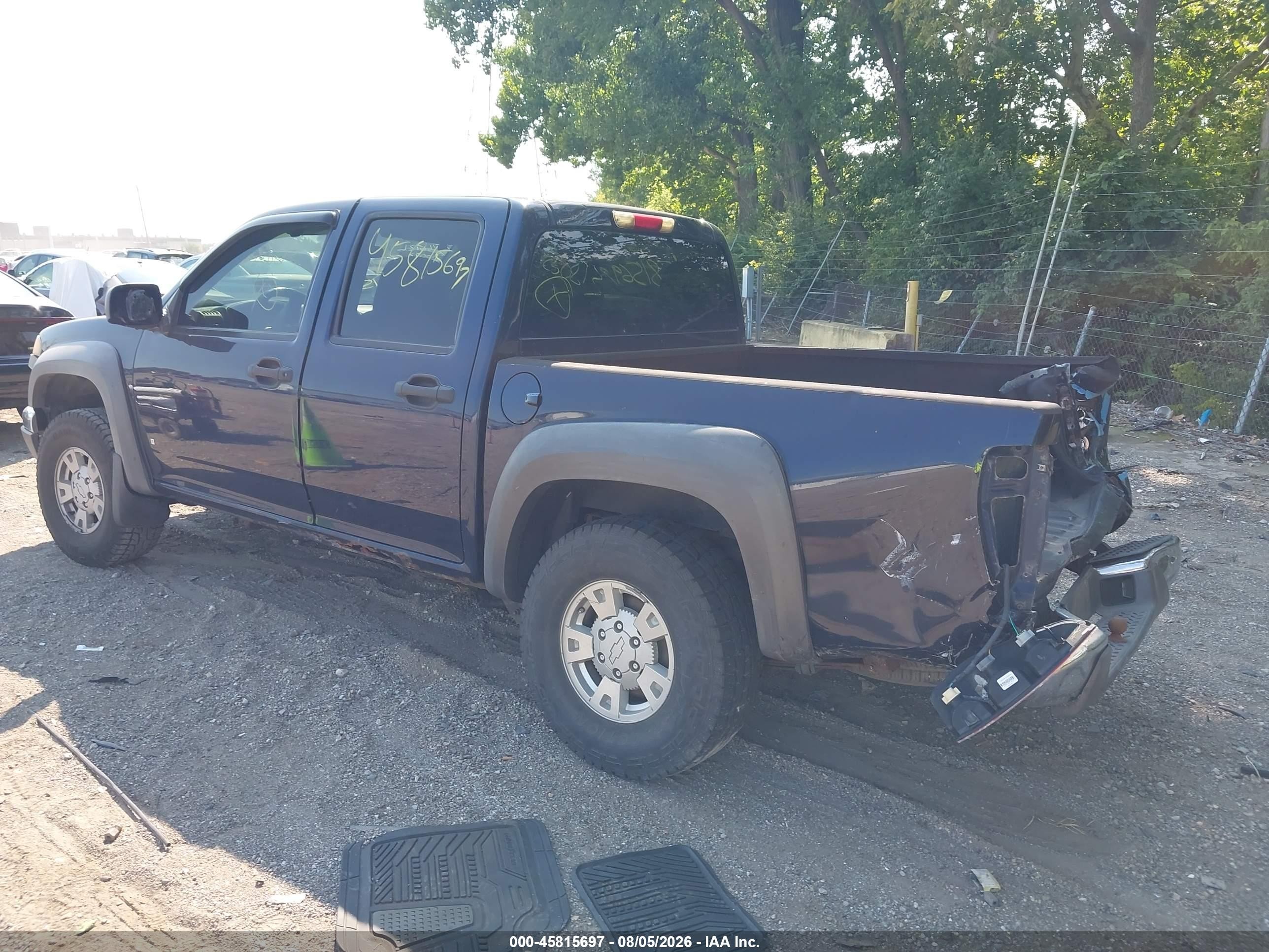 2007 Chevrolet Colorado Lt Blue vin: 1GCDS13E778250873