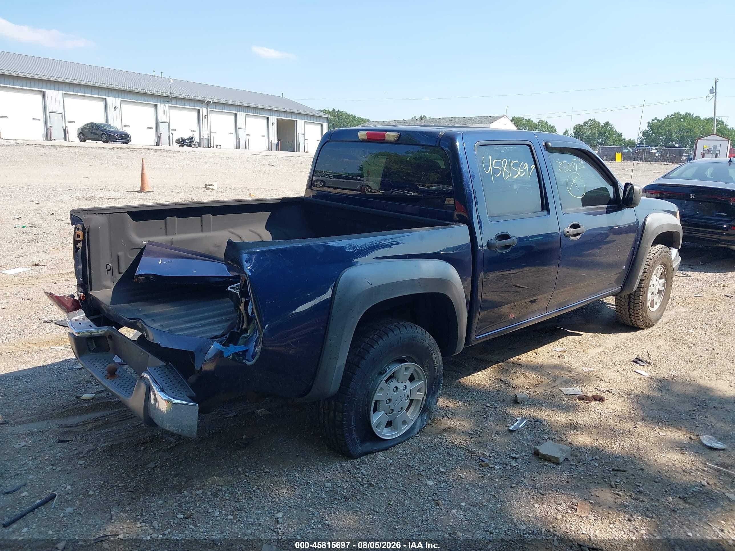 2007 Chevrolet Colorado Lt Blue vin: 1GCDS13E778250873
