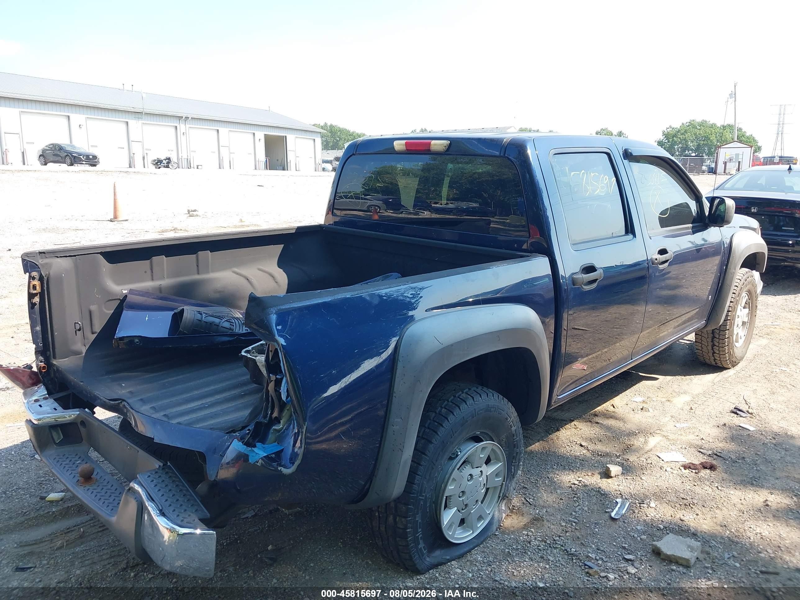 2007 Chevrolet Colorado Lt Blue vin: 1GCDS13E778250873