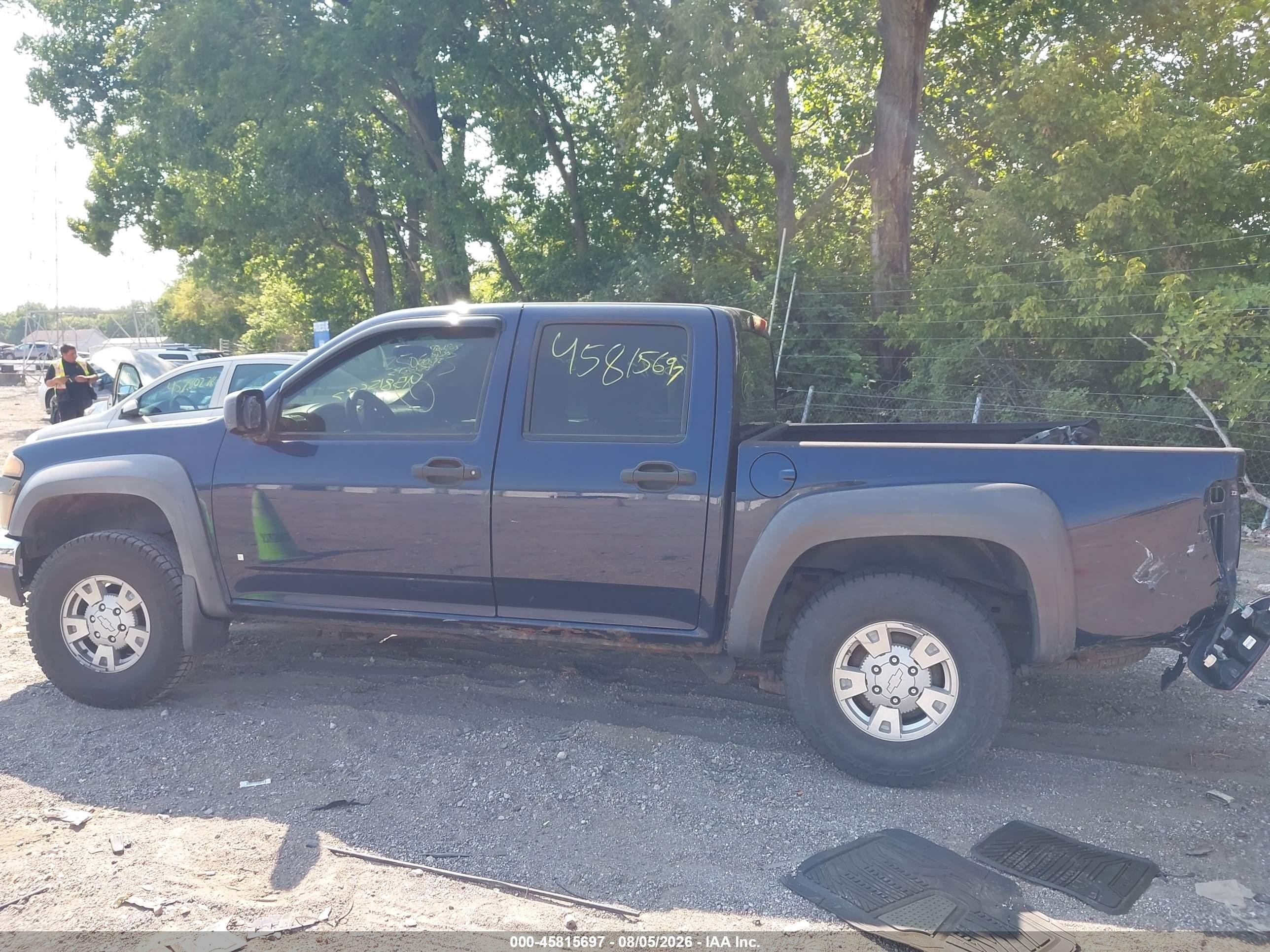 2007 Chevrolet Colorado Lt Blue vin: 1GCDS13E778250873