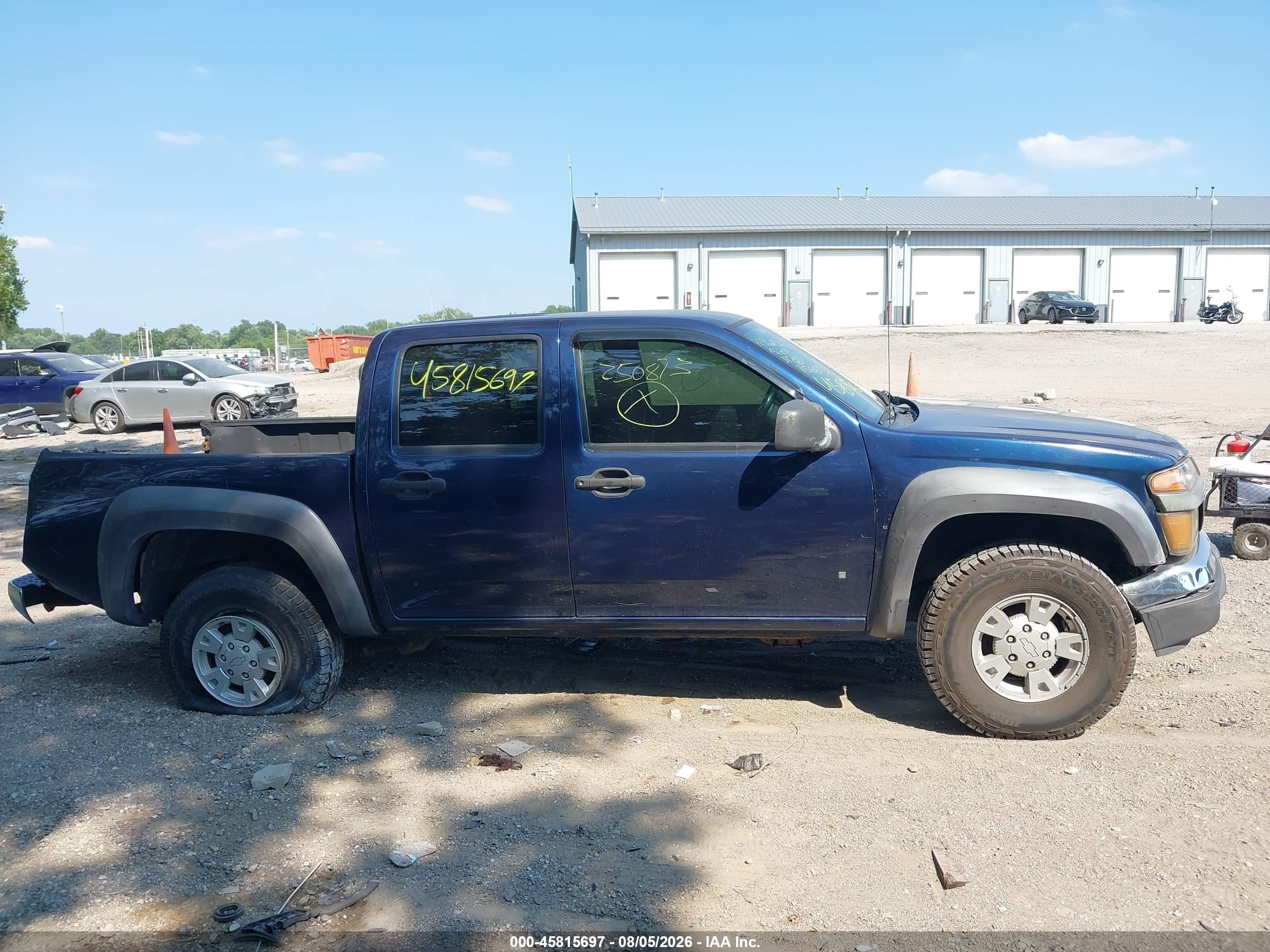 2007 Chevrolet Colorado Lt Blue vin: 1GCDS13E778250873