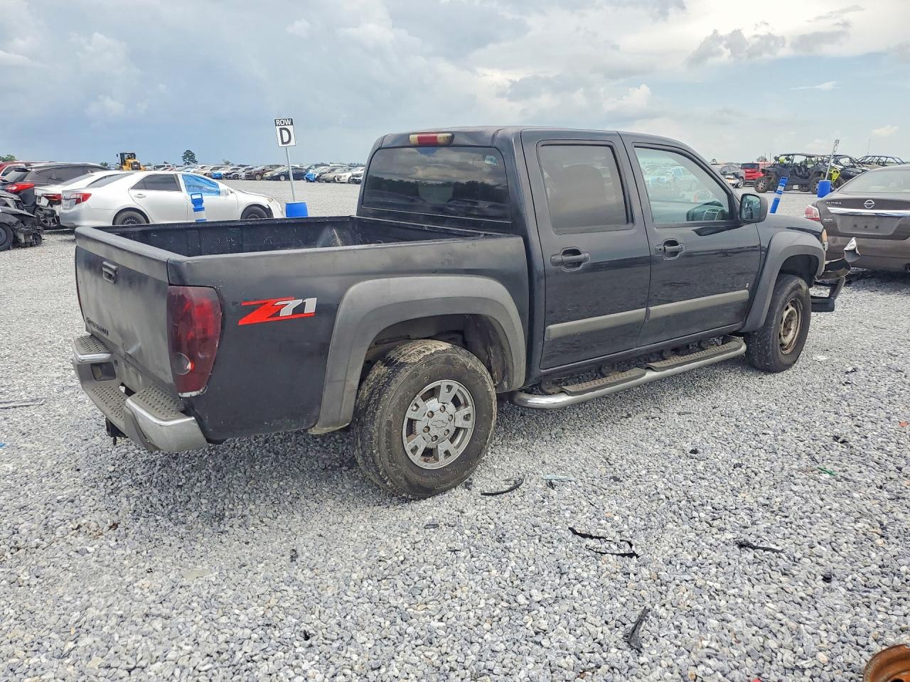 2007 Chevrolet Colorado Z71 Black vin: 1GCDS13E878212973