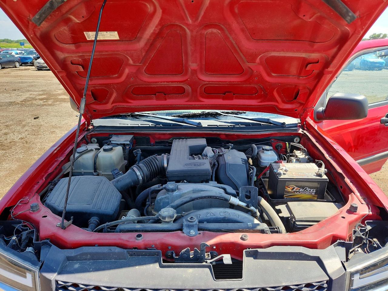 2008 Chevrolet Colorado Red vin: 1GCDS13E888115645