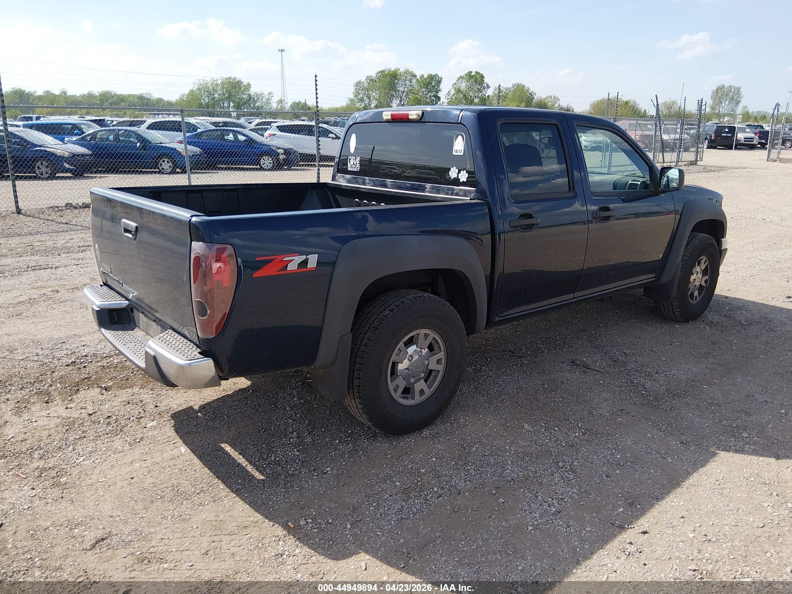 2007 Chevrolet Colorado Lt Blue vin: 1GCDS13E978246100