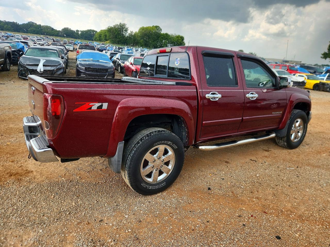 2009 Chevrolet Colorado Burgundy vin: 1GCDS13E998153046