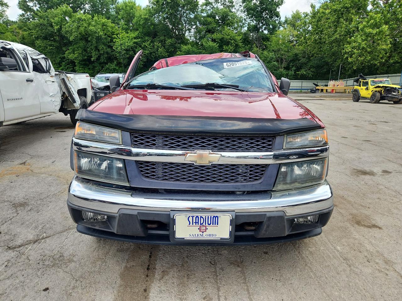 2005 Chevrolet Colorado Burgundy vin: 1GCDS196258187291