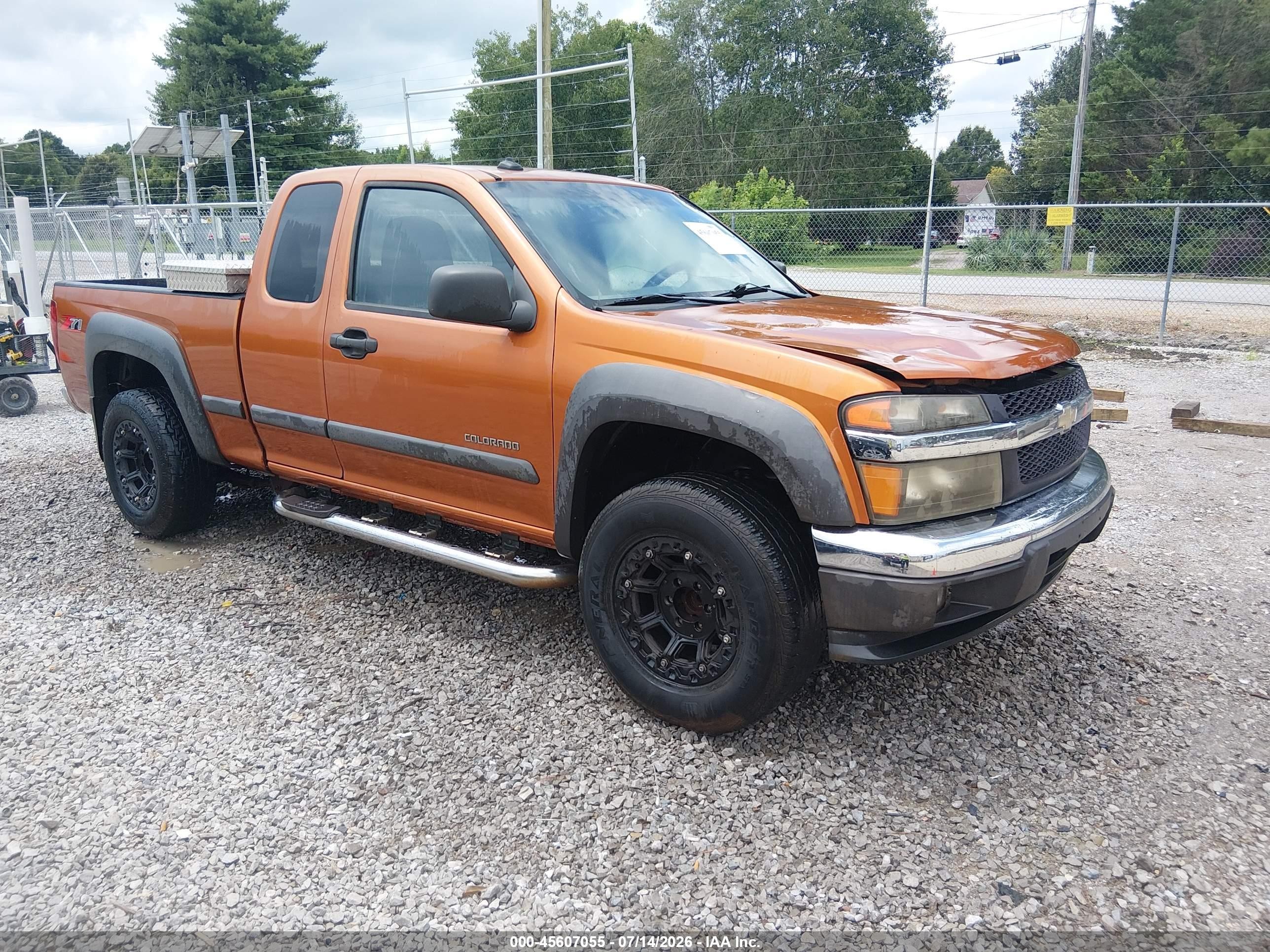 2004 Chevrolet Colorado Ls Orange vin: 1GCDS196348149969