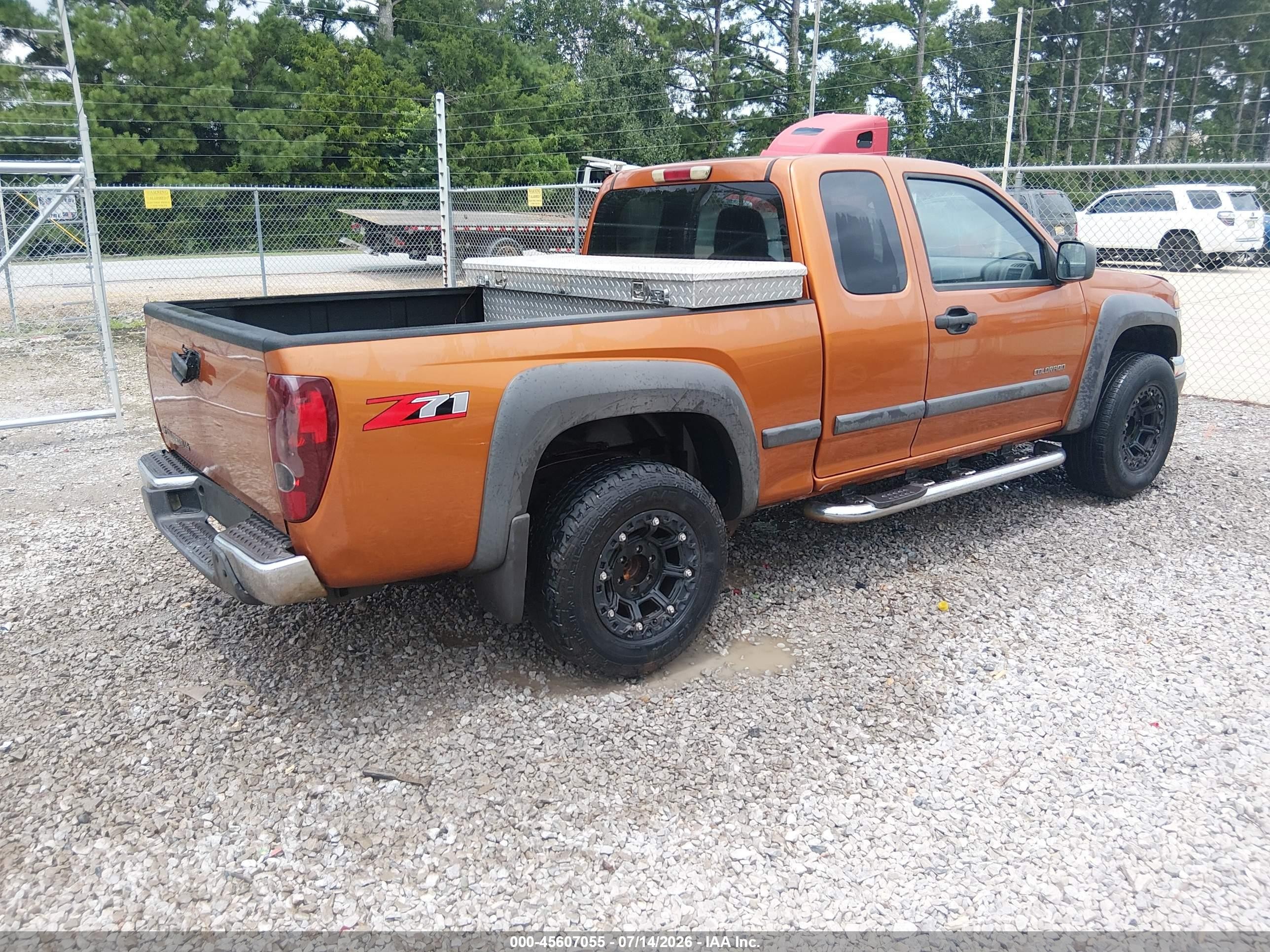 2004 Chevrolet Colorado Ls Orange vin: 1GCDS196348149969