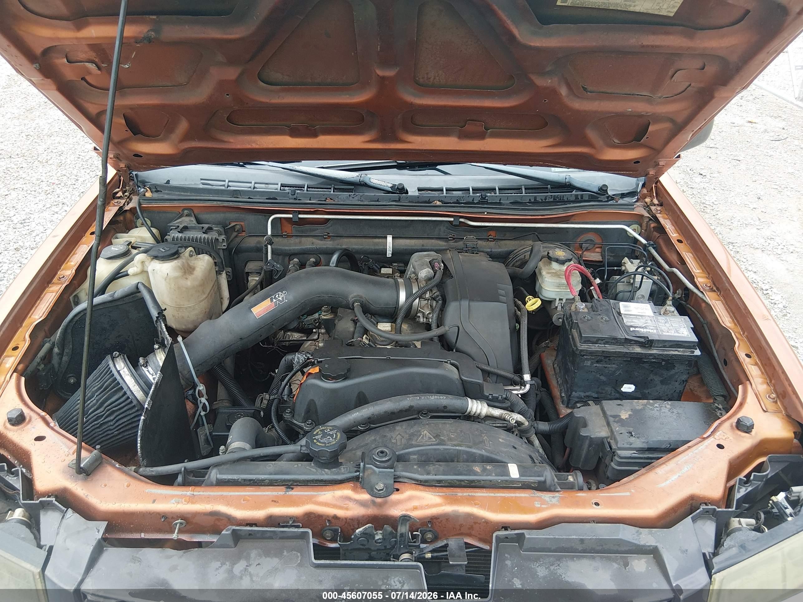 2004 Chevrolet Colorado Ls Orange vin: 1GCDS196348149969