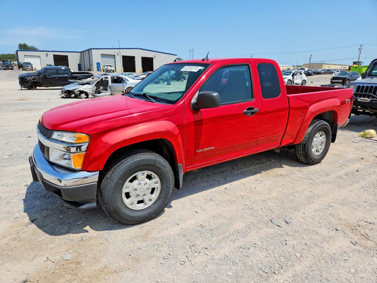 2005 Chevrolet Colorado Red vin: 1GCDS196358122255