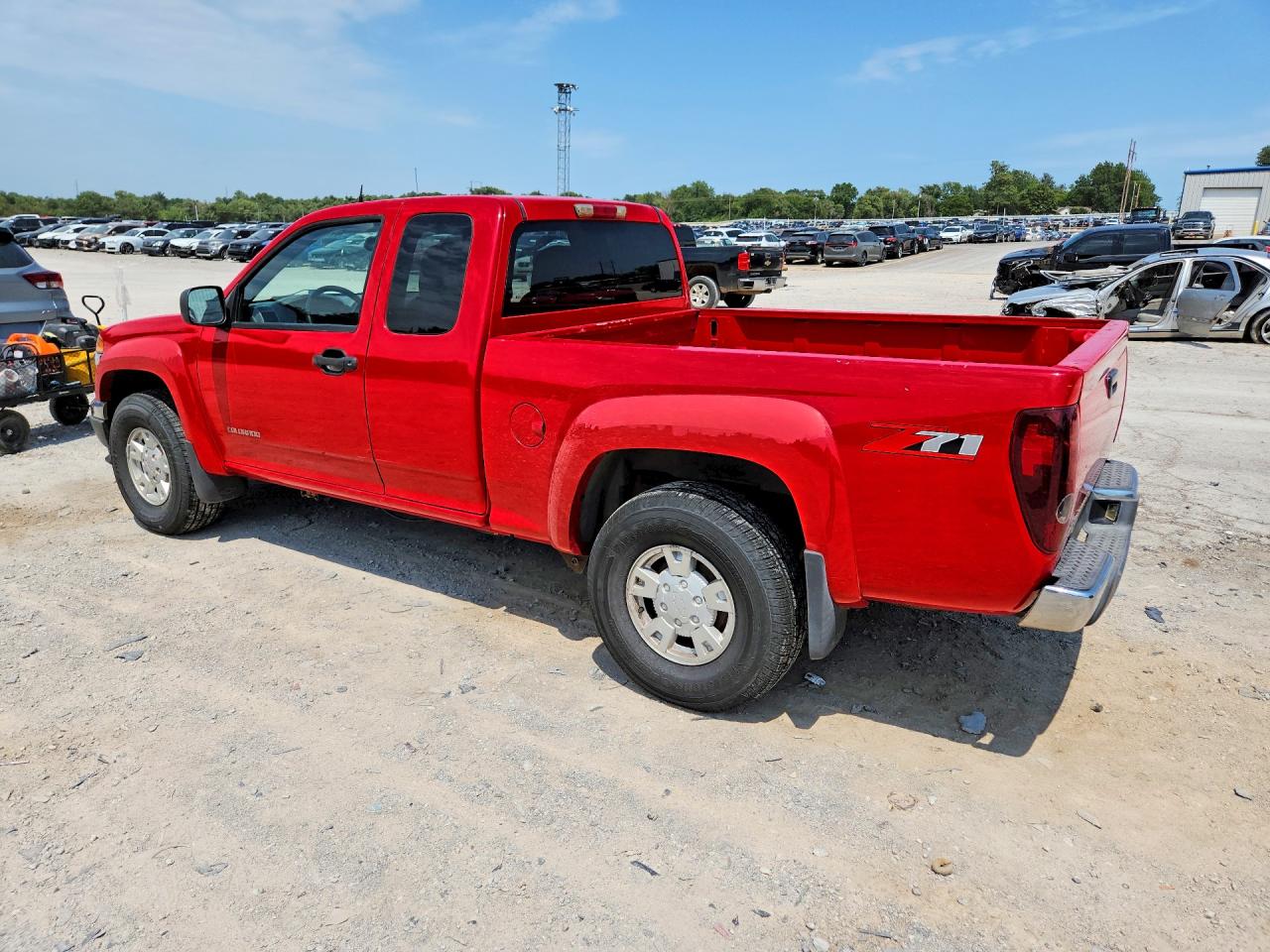 2005 Chevrolet Colorado Red vin: 1GCDS196358122255