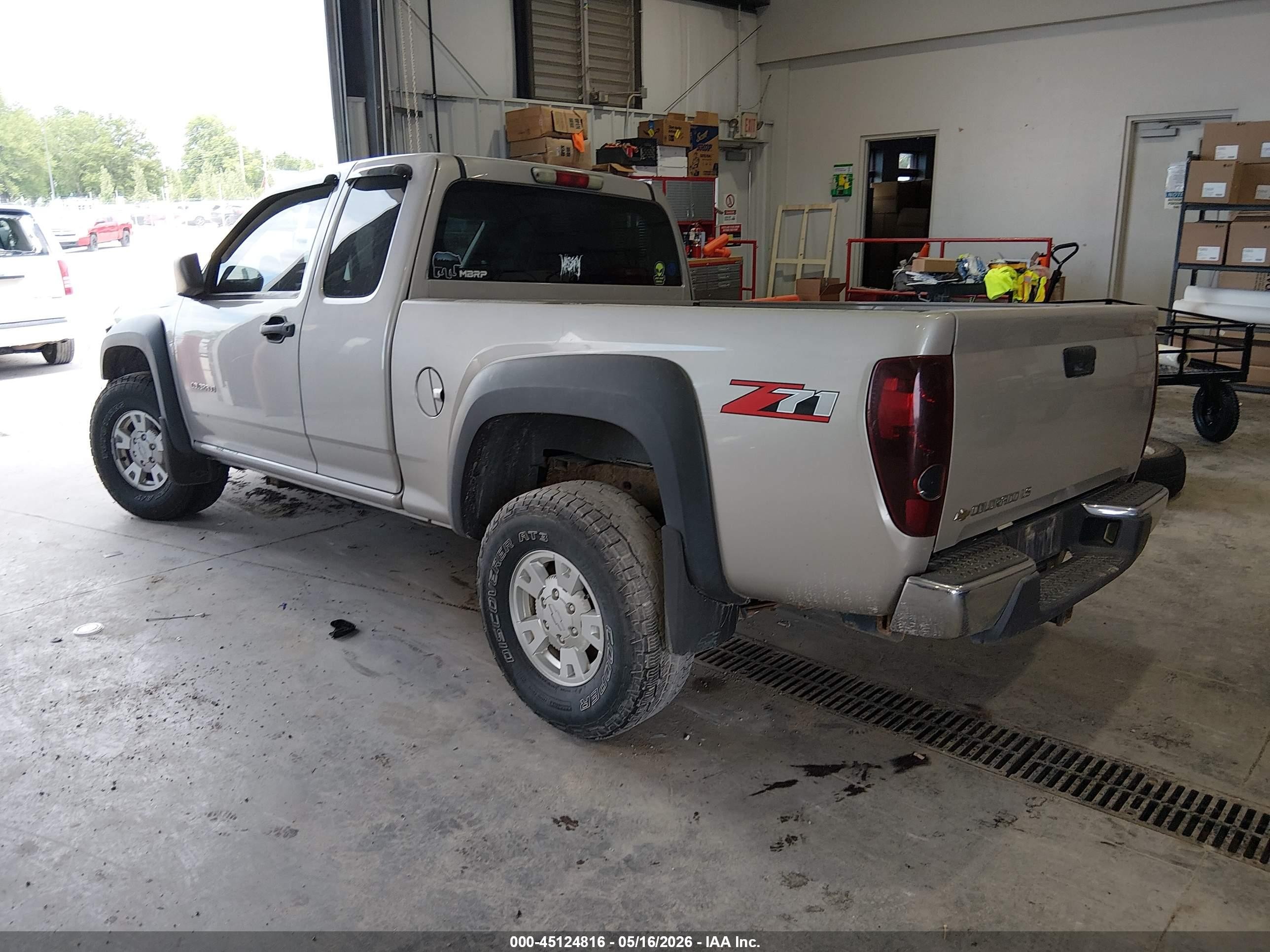 2004 Chevrolet Colorado Ls Tan vin: 1GCDS196548172895