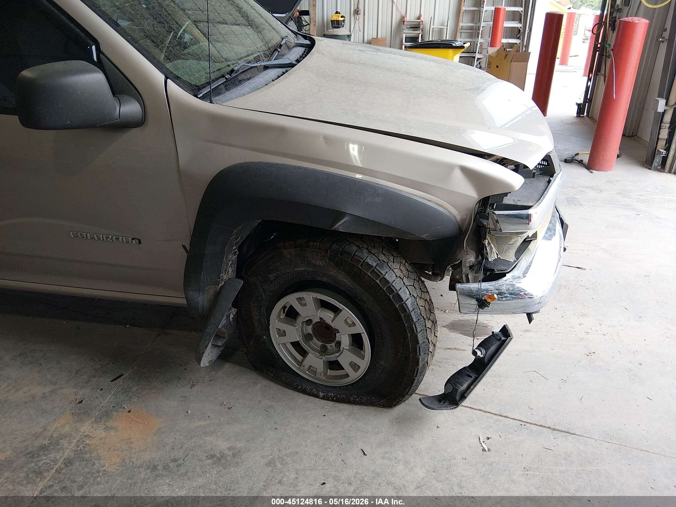 2004 Chevrolet Colorado Ls Tan vin: 1GCDS196548172895
