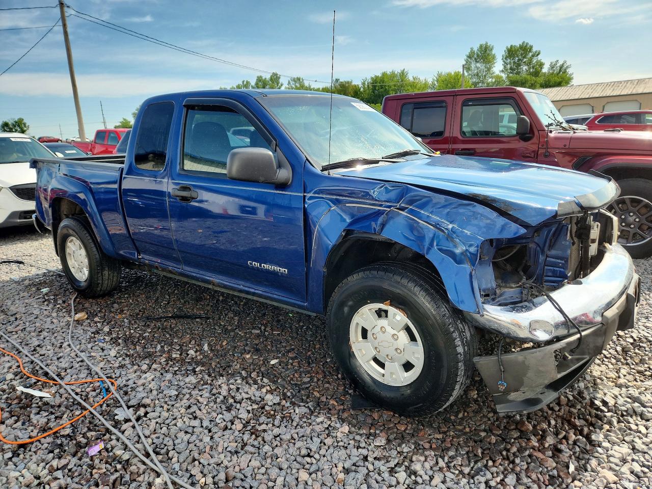 2005 Chevrolet Colorado Blue vin: 1GCDS196658151202