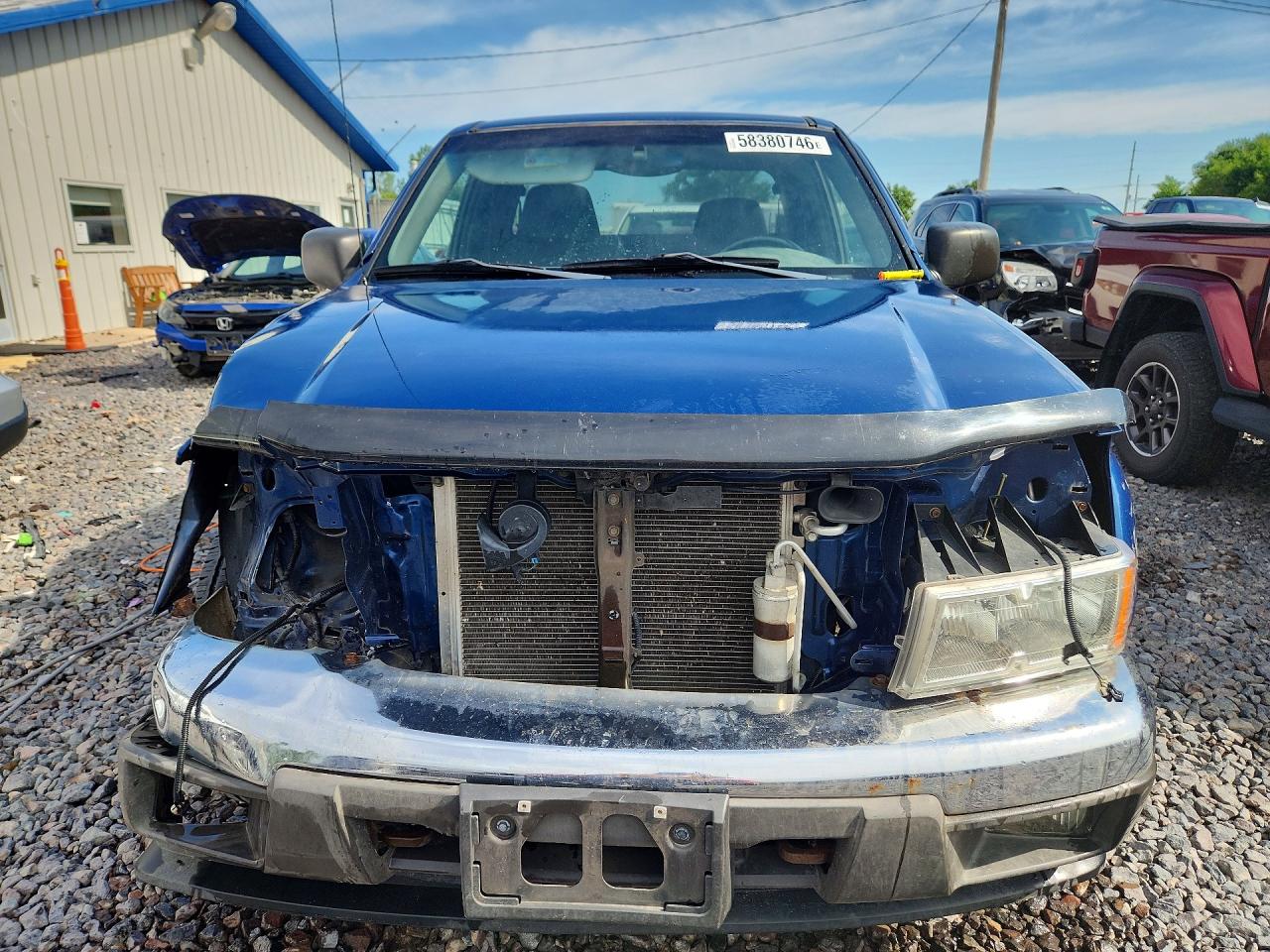 2005 Chevrolet Colorado Blue vin: 1GCDS196658151202