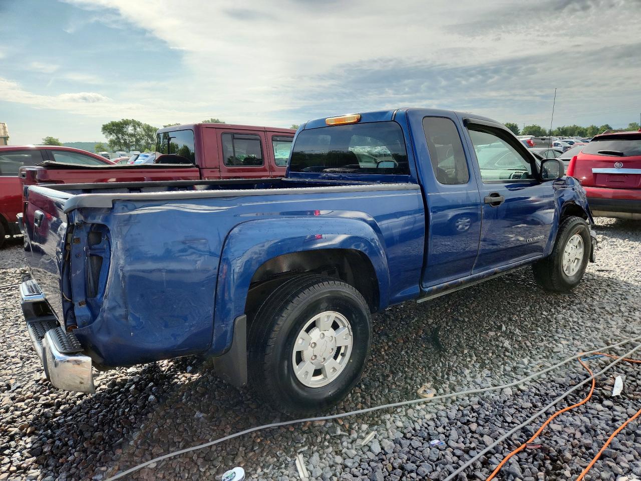 2005 Chevrolet Colorado Blue vin: 1GCDS196658151202