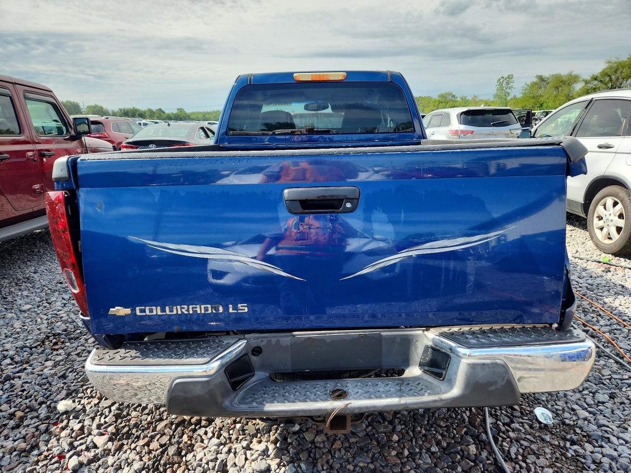 2005 Chevrolet Colorado Blue vin: 1GCDS196658151202