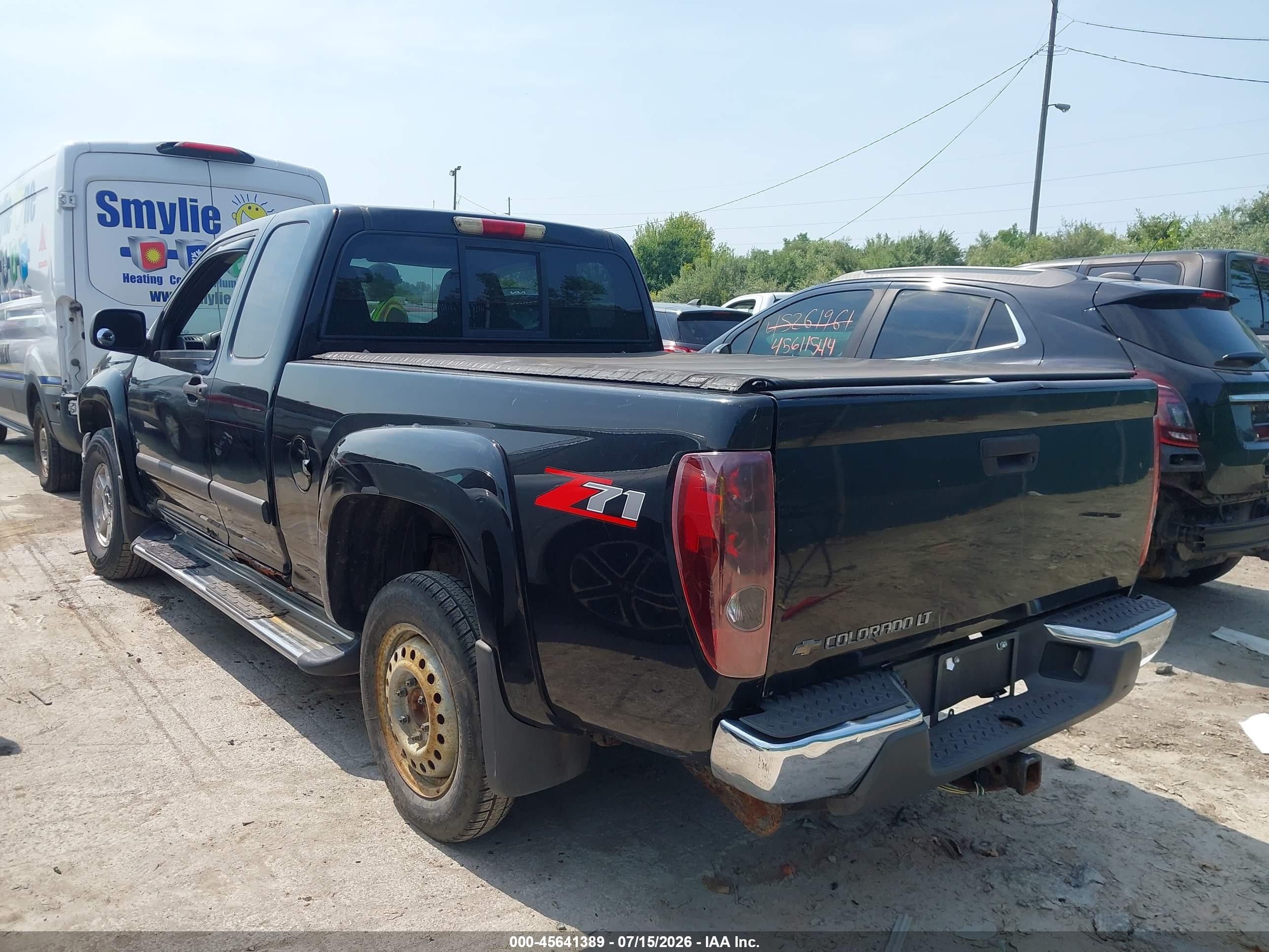 2008 Chevrolet Colorado Lt Black vin: 1GCDS19E588142423