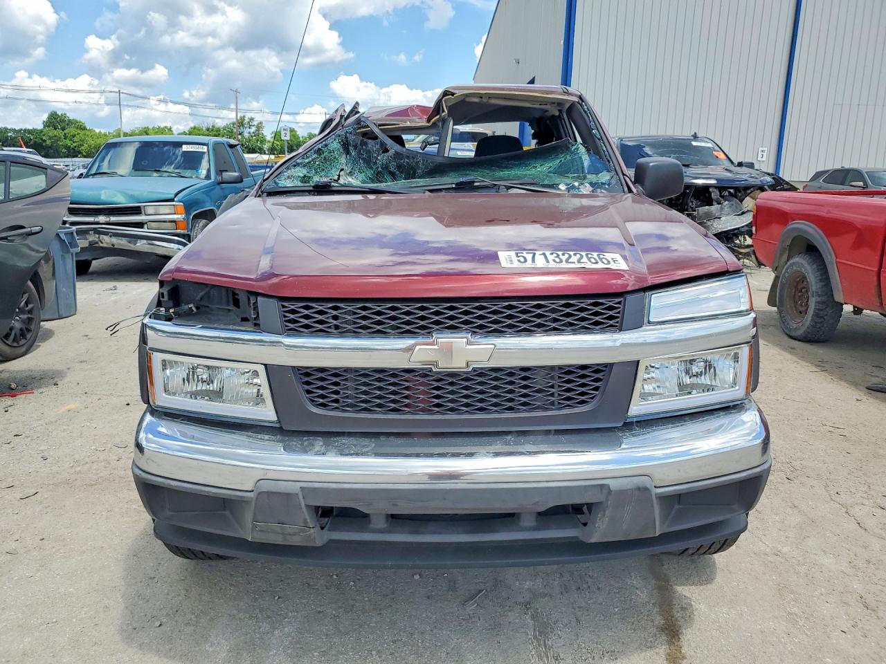 2007 Chevrolet Colorado Бордовый vin: 1GCDS19E678146298
