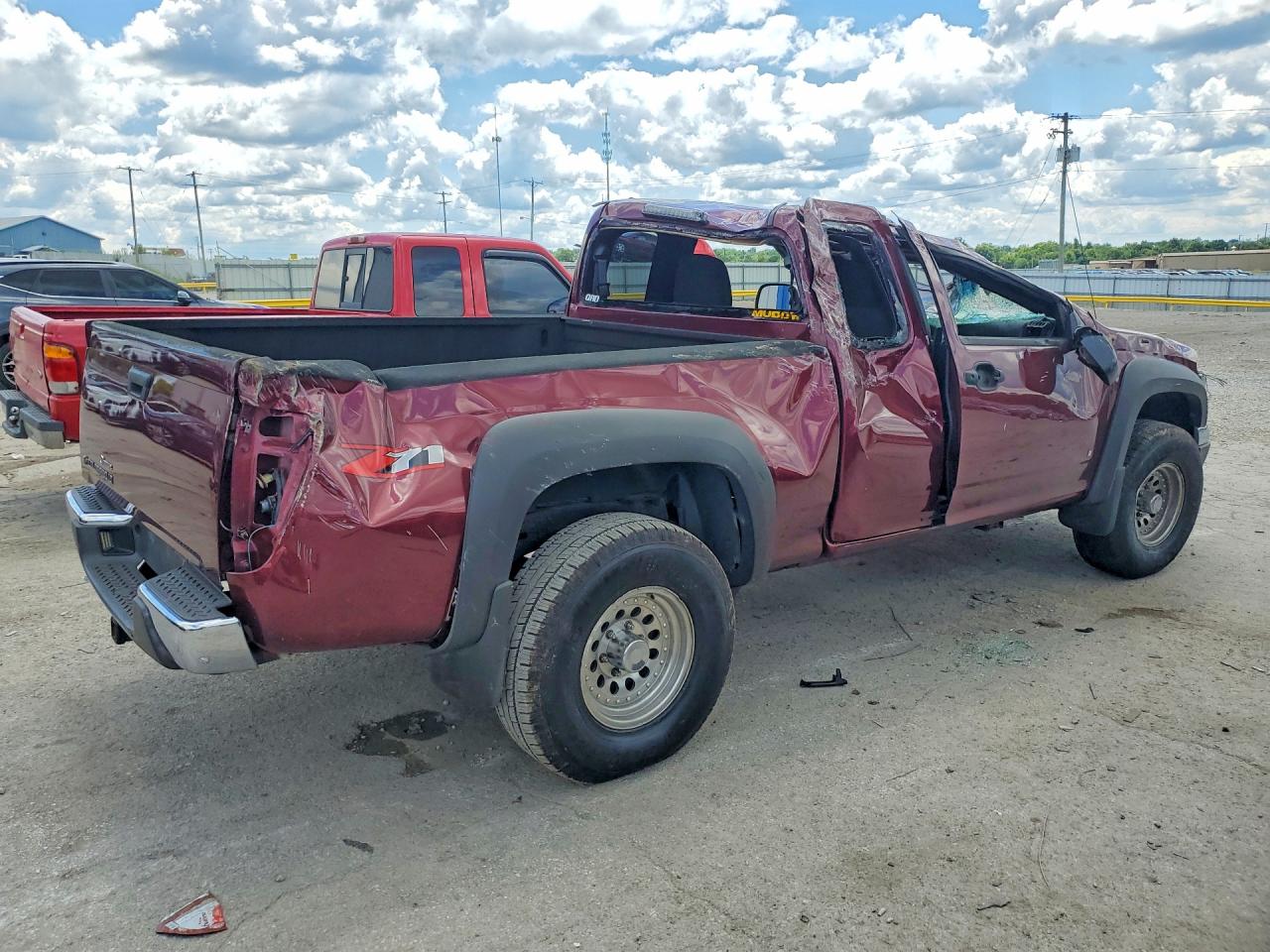 2007 Chevrolet Colorado Бордовый vin: 1GCDS19E678146298