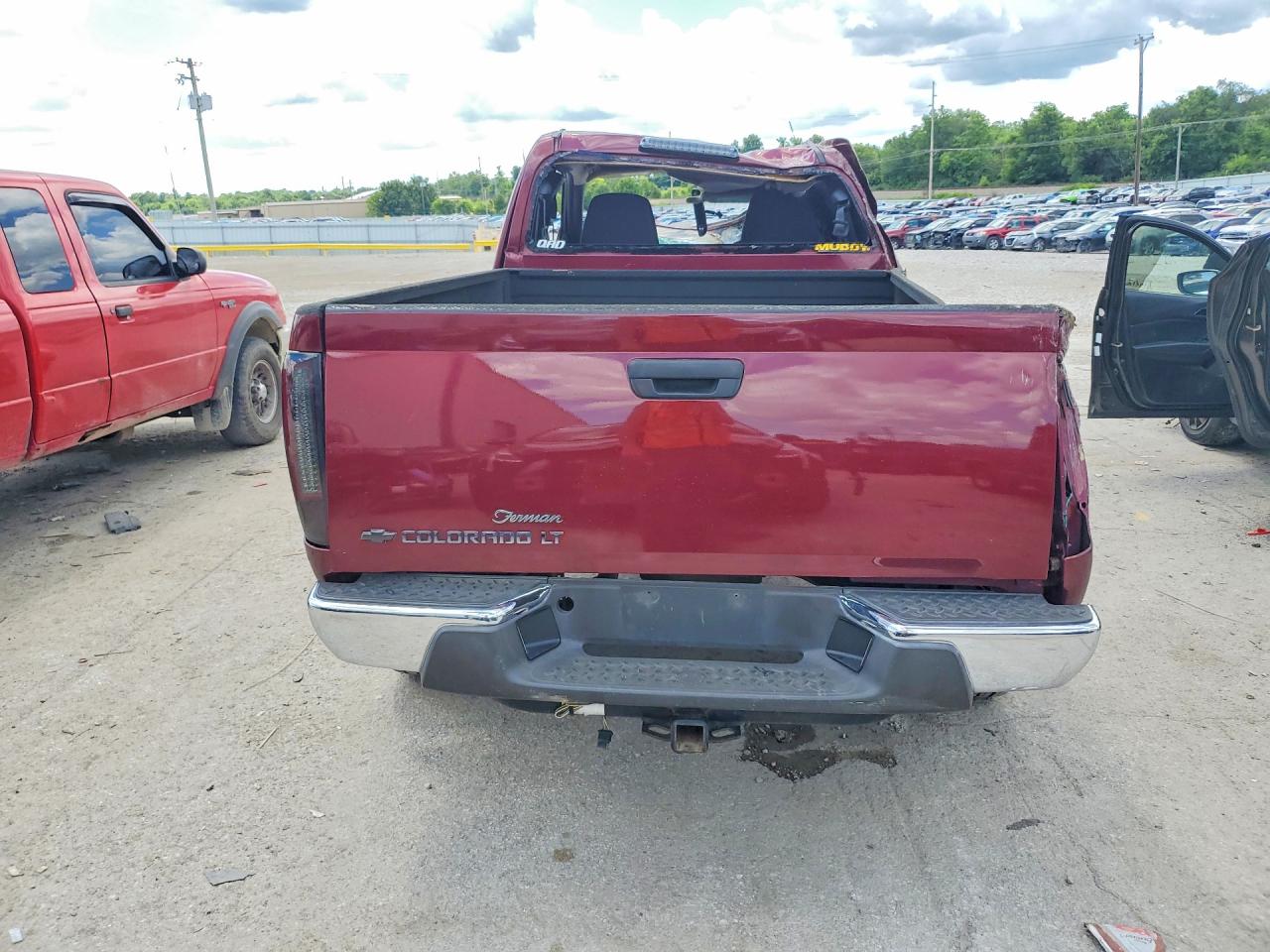 2007 Chevrolet Colorado Бордовый vin: 1GCDS19E678146298