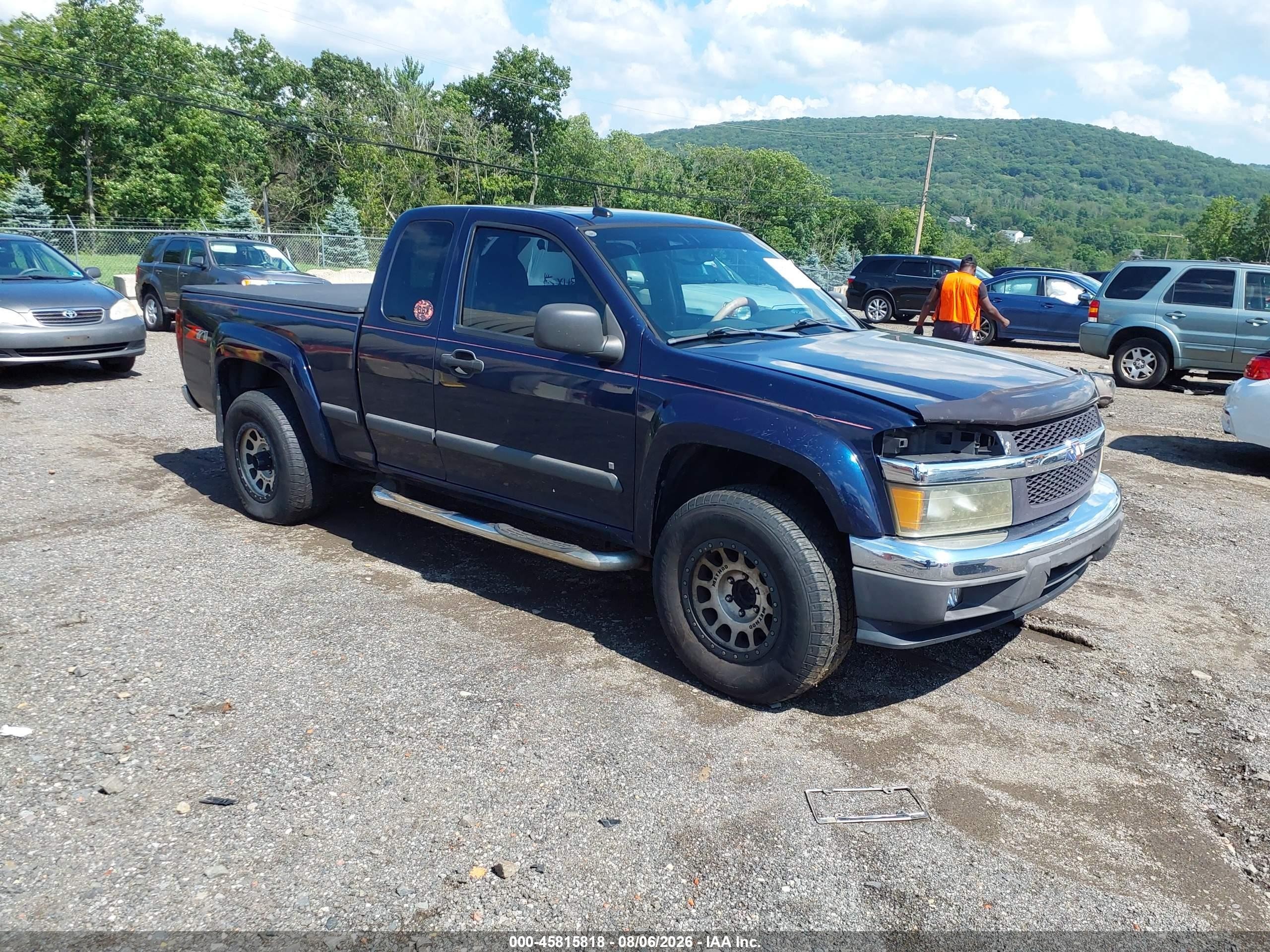 2007 Chevrolet Colorado Lt Dark Blue vin: 1GCDS19E778100060