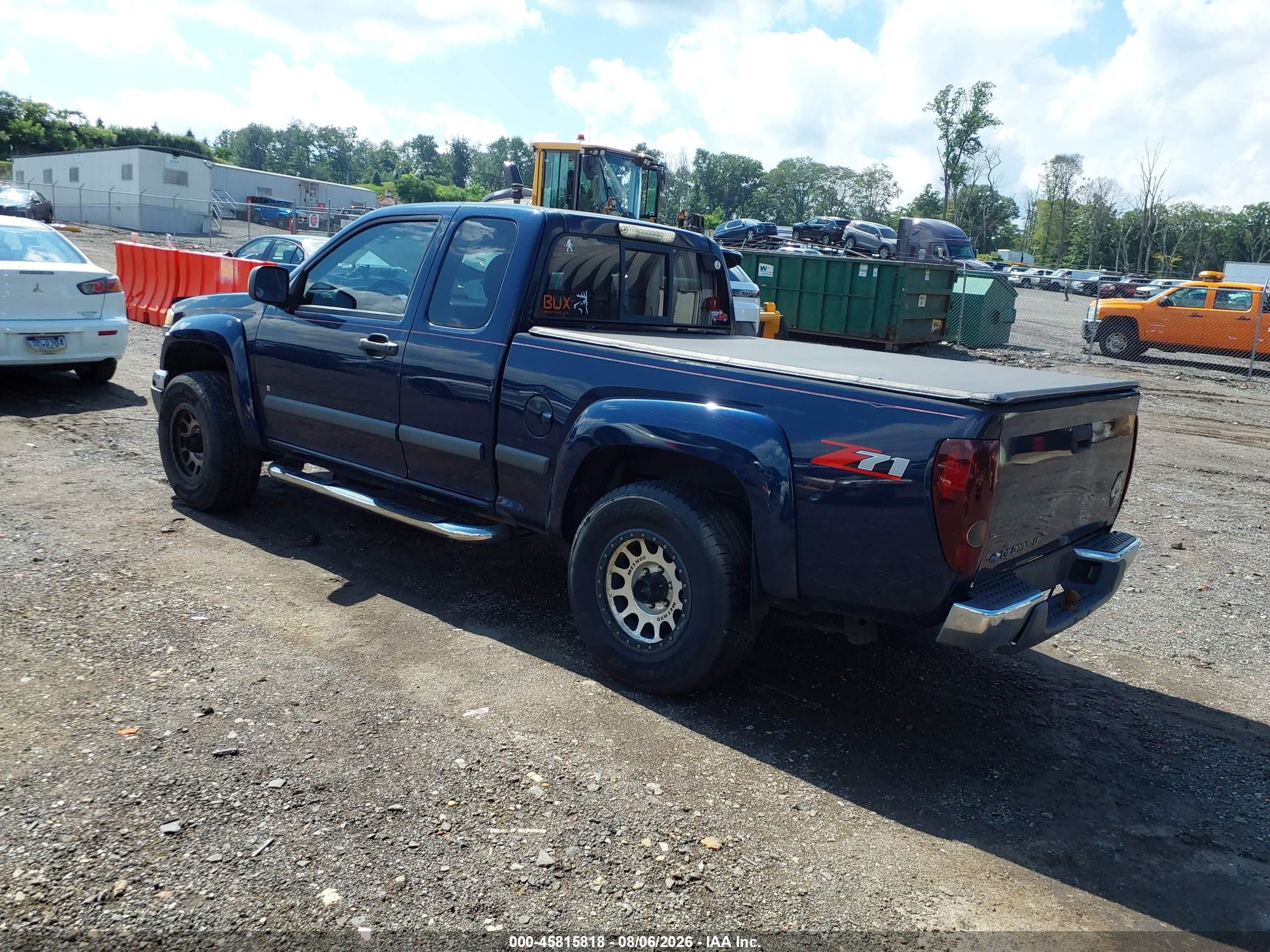 2007 Chevrolet Colorado Lt Dark Blue vin: 1GCDS19E778100060