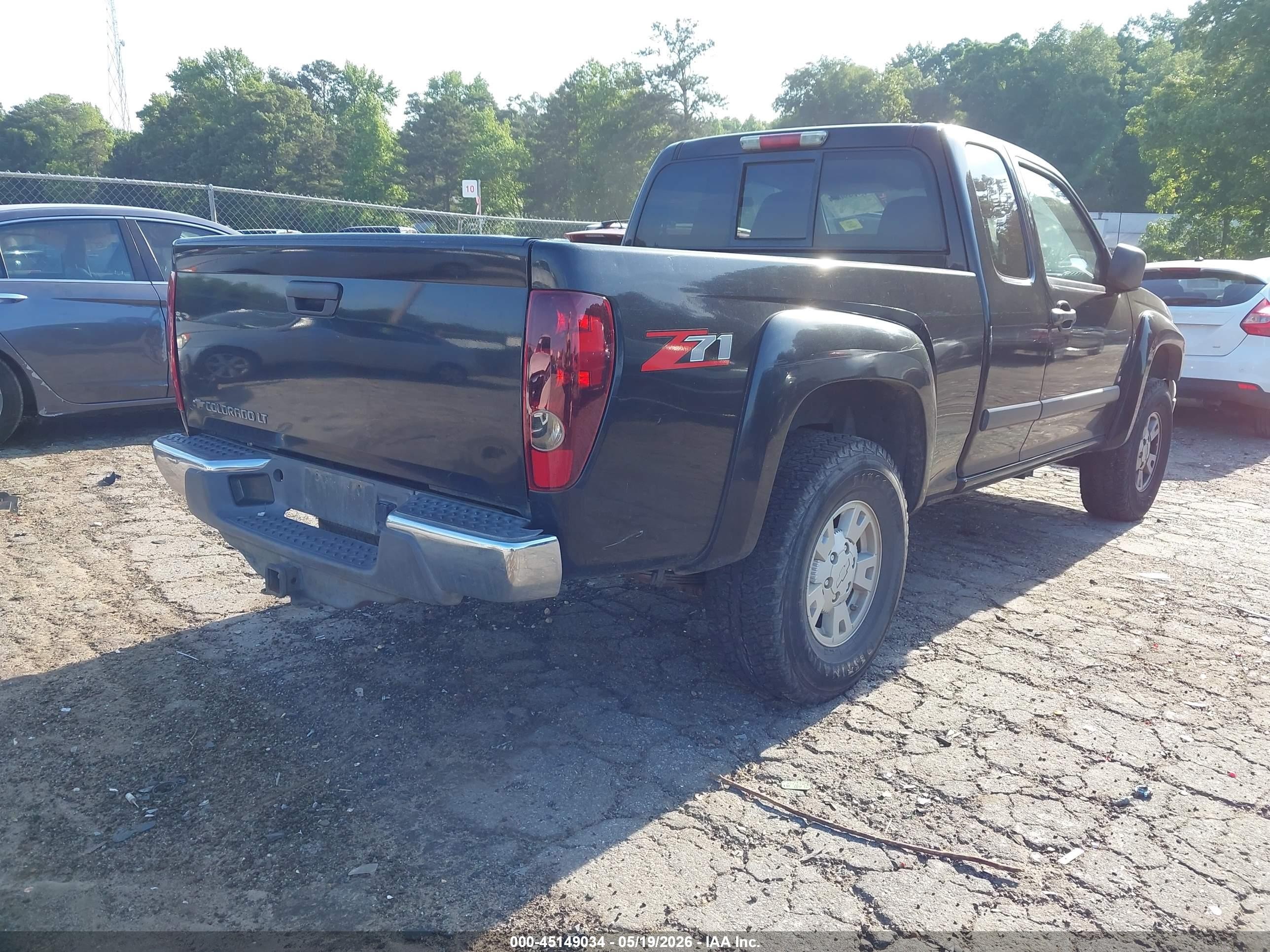 2008 Chevrolet Colorado Lt Черный vin: 1GCDS19E788107771